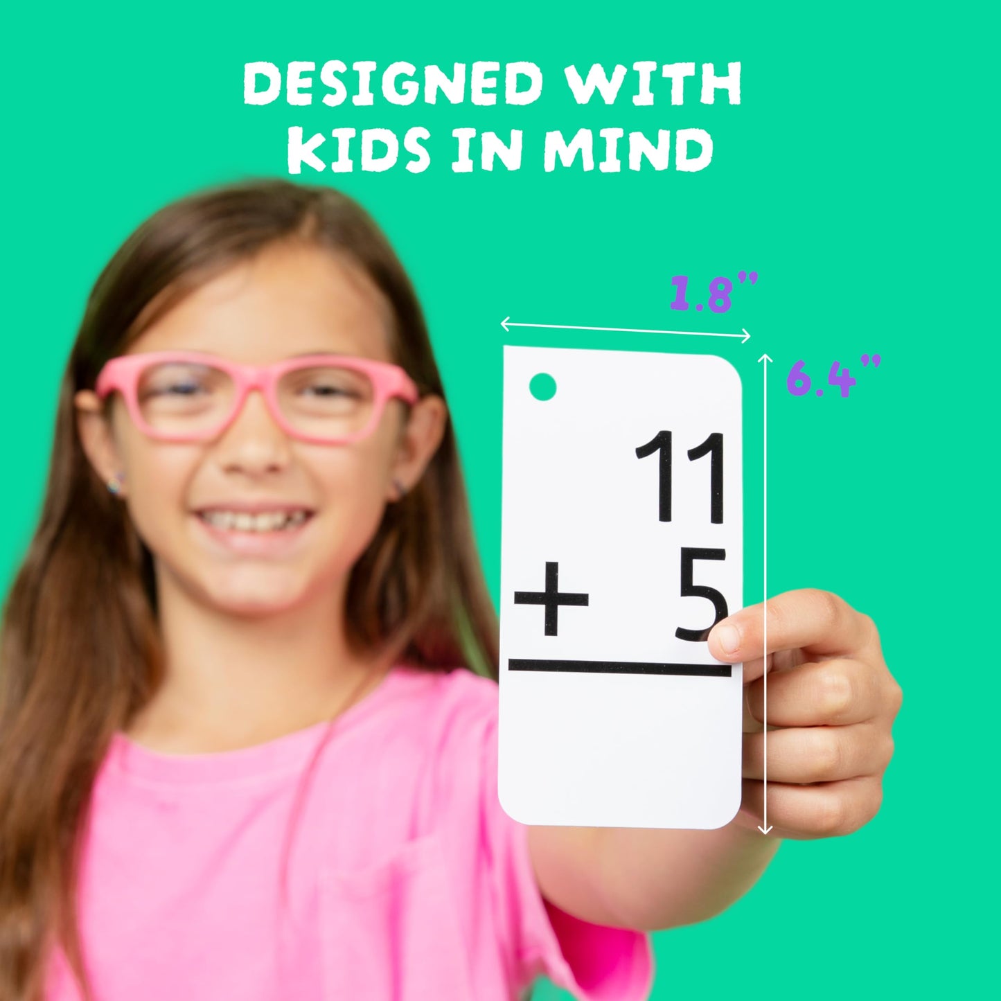 Star Right Education Addition Flash Cards, 0-12 (All Facts, 169 Cards) with 2 Rings - Addition Flashcards