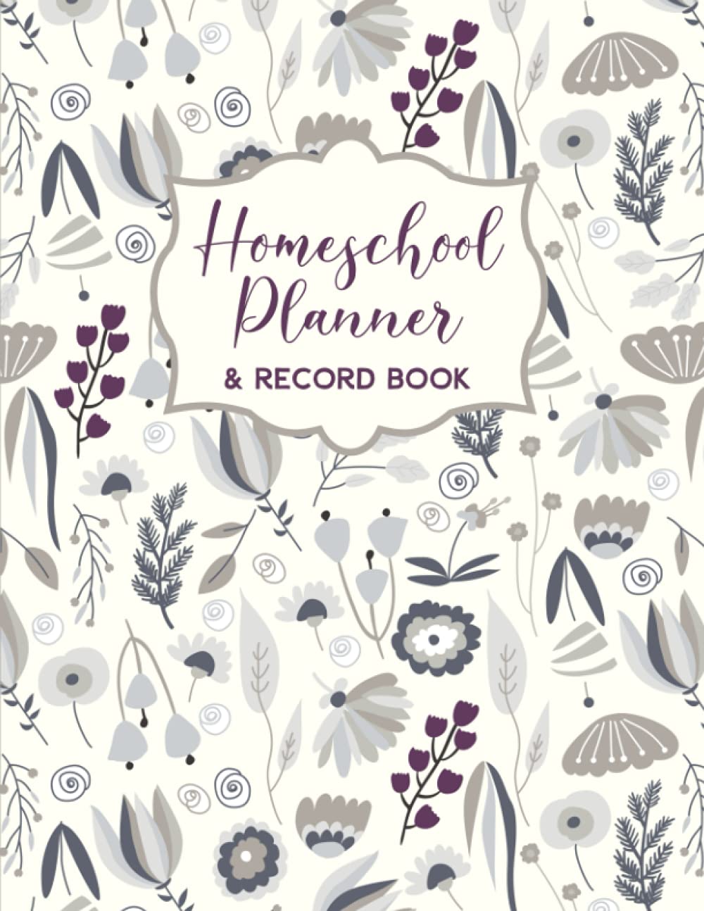 Homeschool Planner & Record Book: For Multiple Kids | Undated Organizer and Lesson Plan Workbook