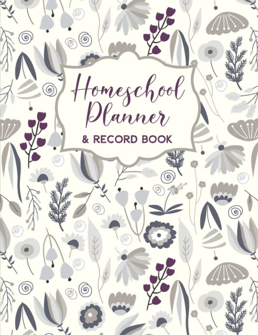 Homeschool Planner & Record Book: For Multiple Kids | Undated Organizer and Lesson Plan Workbook