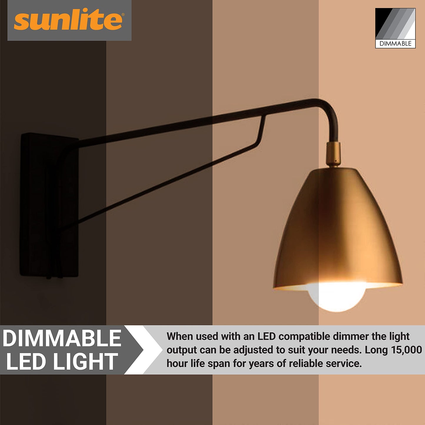 Sunlite A15 E17 LED Bulb, 6W (40W Equivalent), 480 Lumens, Dimmable, 6 Pack, Frosted Finish, 2700K Soft White