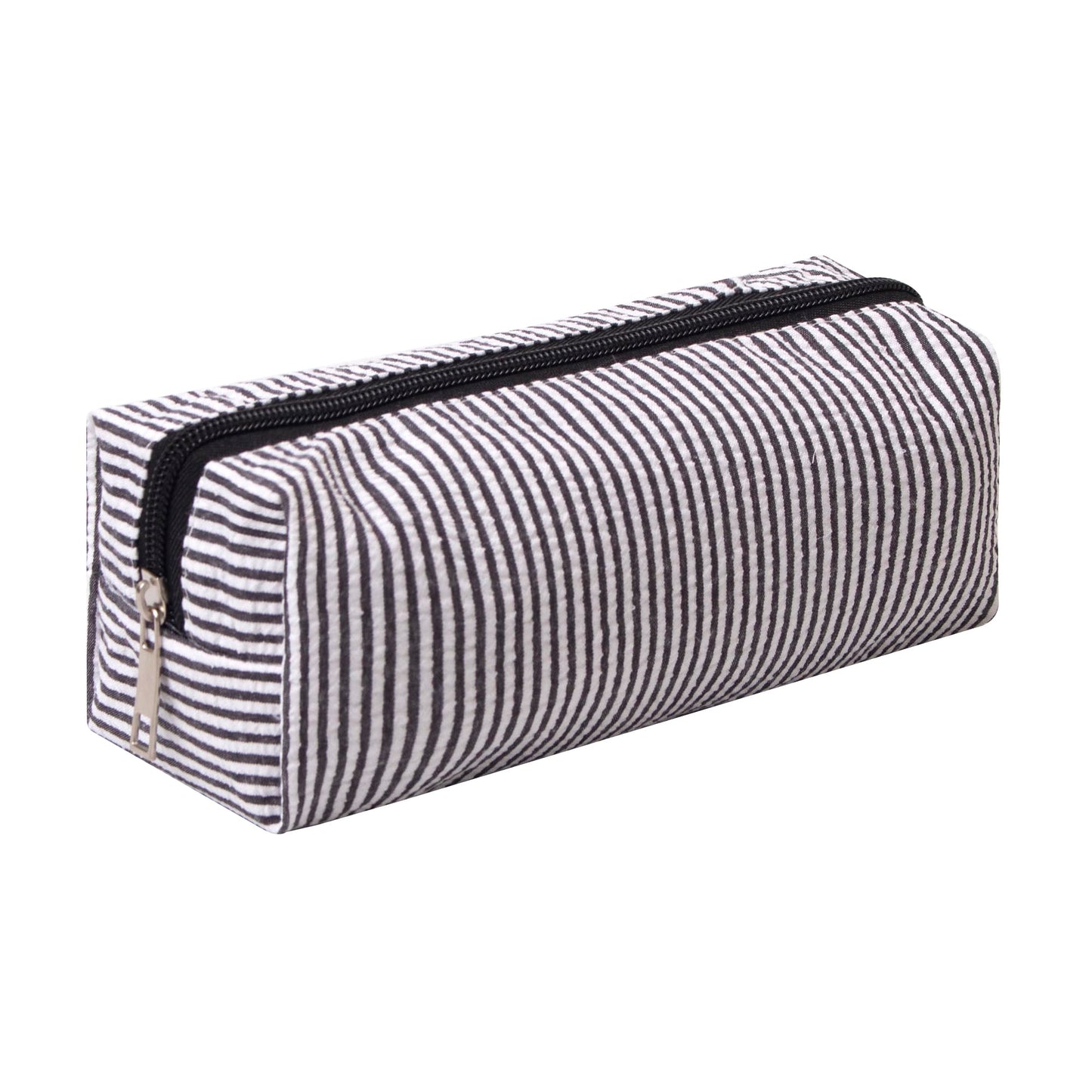 OZAOZ Cute Pencil Case Capacity Pencil Pouch Aesthetic Pen Bag Office Stationery Organizer Simple Sturdy Multifunctional Cosmetic Pouch (black)