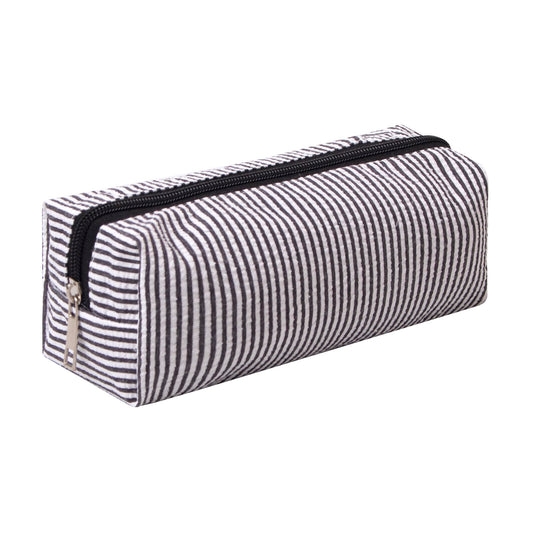 OZAOZ Cute Pencil Case Capacity Pencil Pouch Aesthetic Pen Bag Office Stationery Organizer Simple Sturdy Multifunctional Cosmetic Pouch (black)