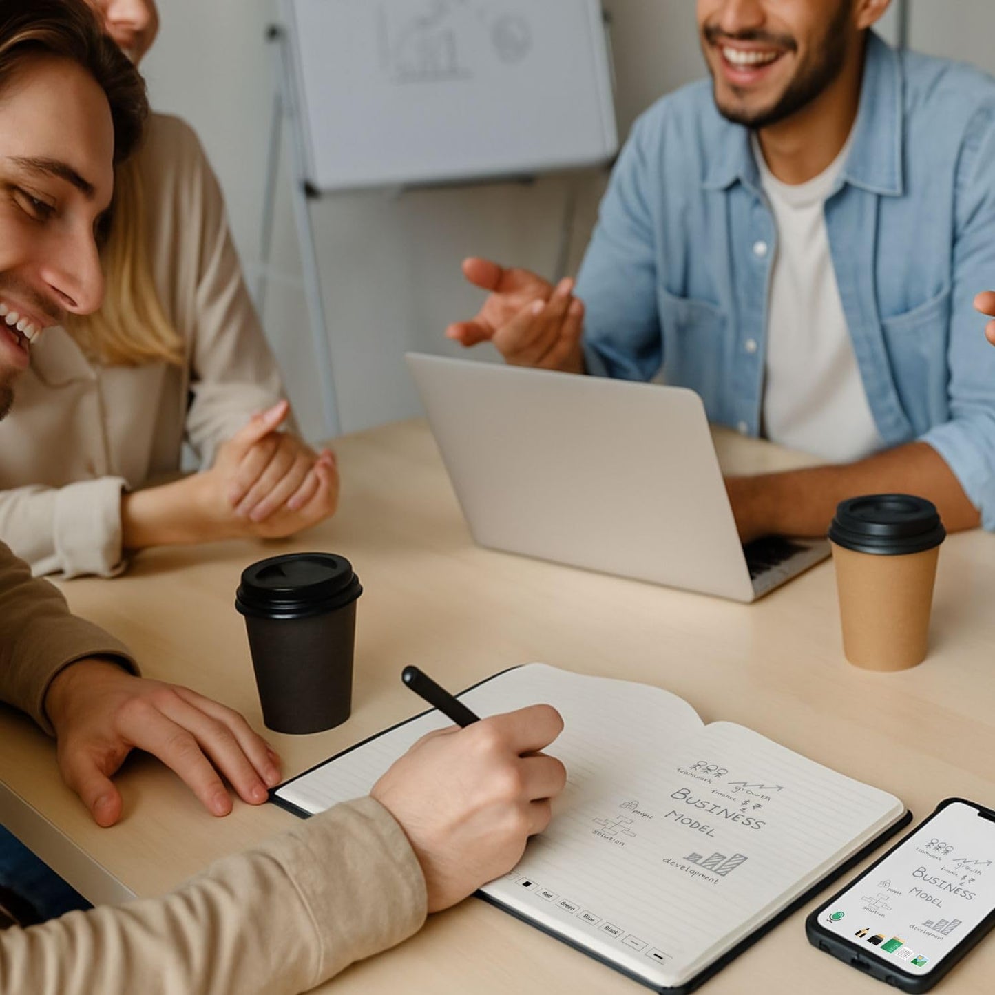 SyncPen Digital Notebook Smart Pen Set | Real Time Sync from Paper to App, Bluetooth Pen with OCR and Audio Recording | Gift for Students, Creators & Professionals