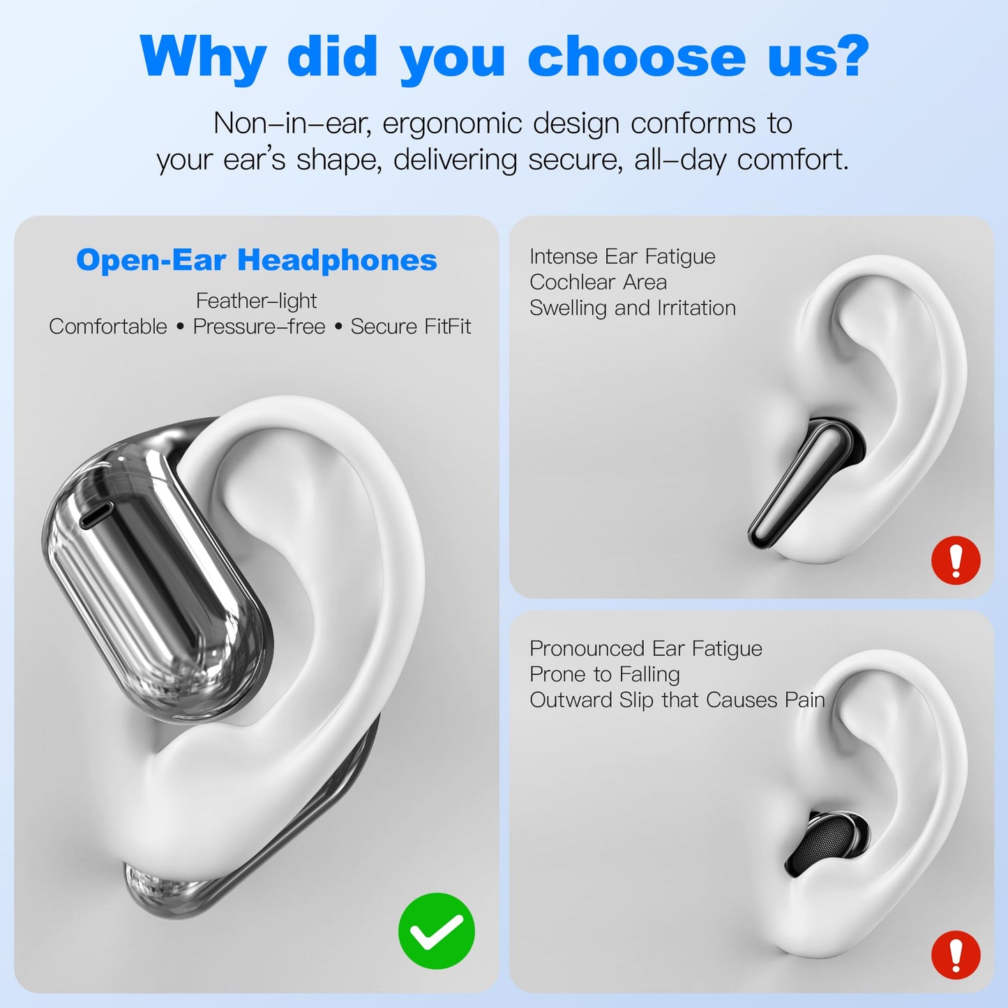 Real-Time AI Translation Earbuds, Open-Ear Audifonos Traductores Inglés Español Two-Way Translator Headphones, Bluetooth Wireless Earhooks for Business, Travel, Learning, Meetings (Light Beige)