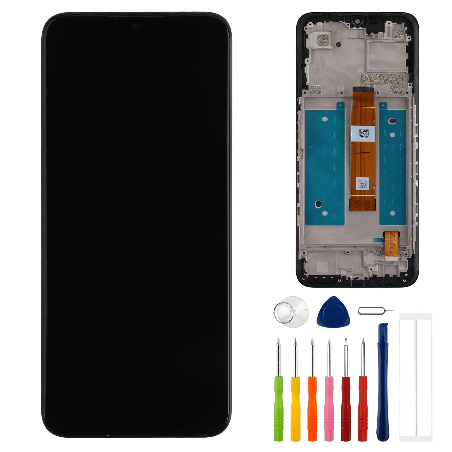 E-yiiviil Replacement LCD Display Touch Screen Digitizer Assembly Compatible with AT&T Verge 2 5G SN333A 6.9" with Tools