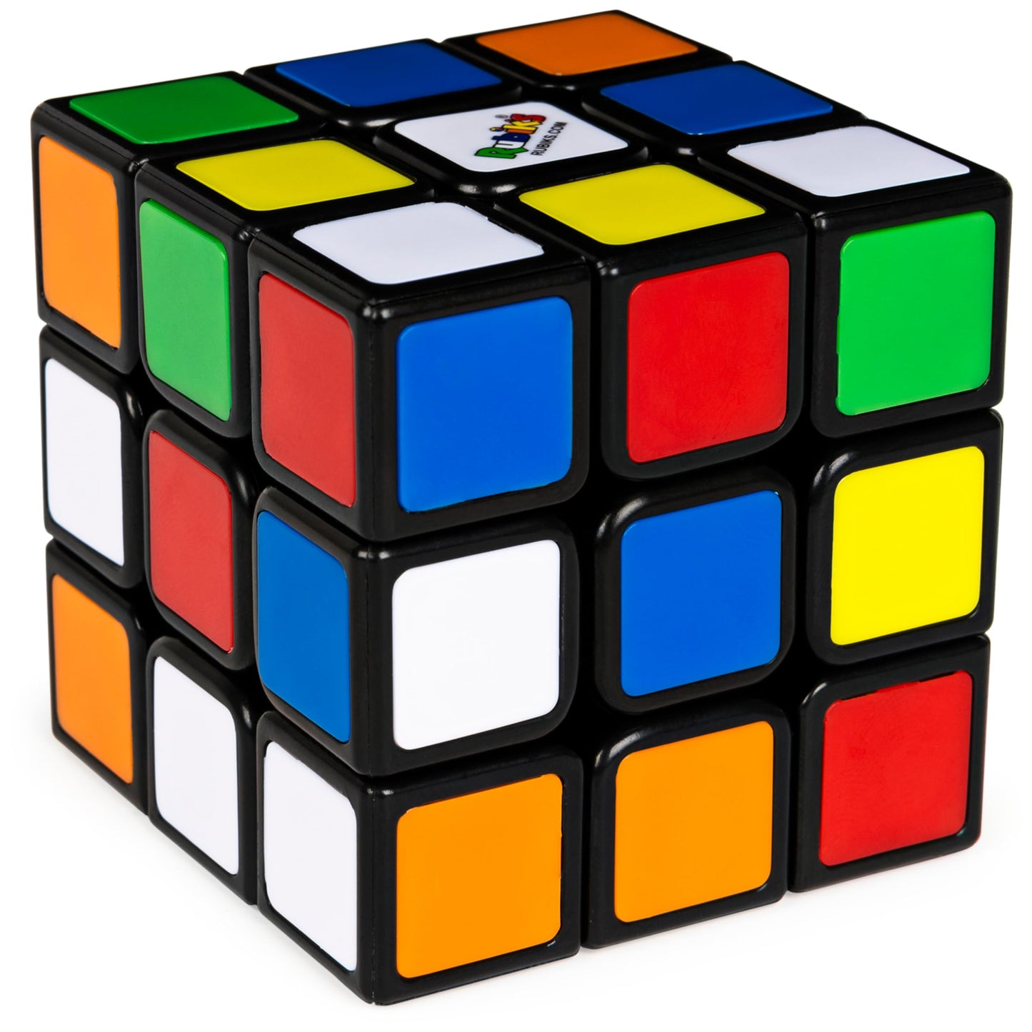 Rubik's Cube, The Original 3x3 Cube, Problem-Solving Brain Teaser, Color-Matching Puzzle, Fidget Toy, Sensory Puzzle, for Ages 8 & Up