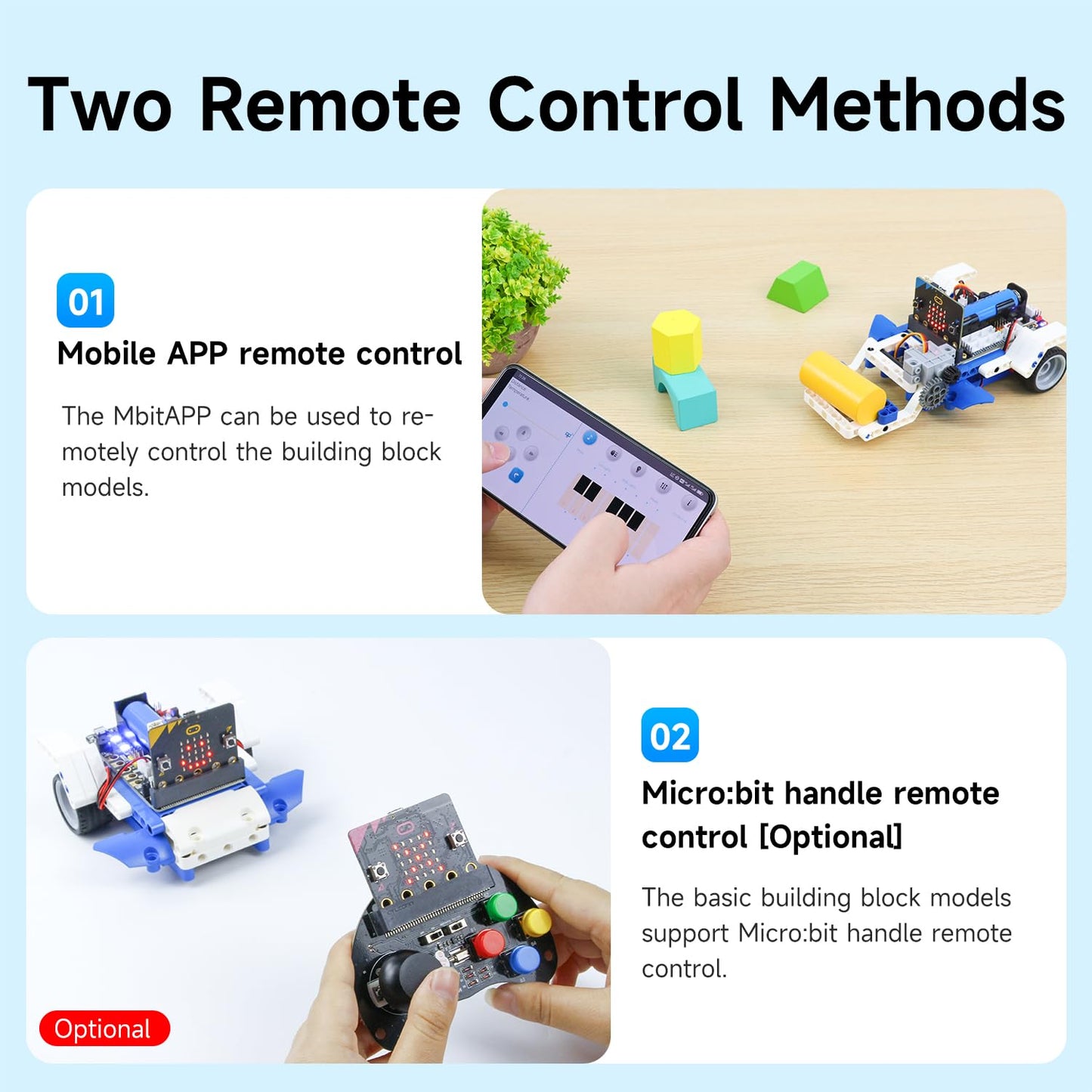 Yahboom Micro:bit Building Robot Kit 16 in 1 STEM Projects Standard with Sensor Module DIY (Standard Kit with microbit V2)