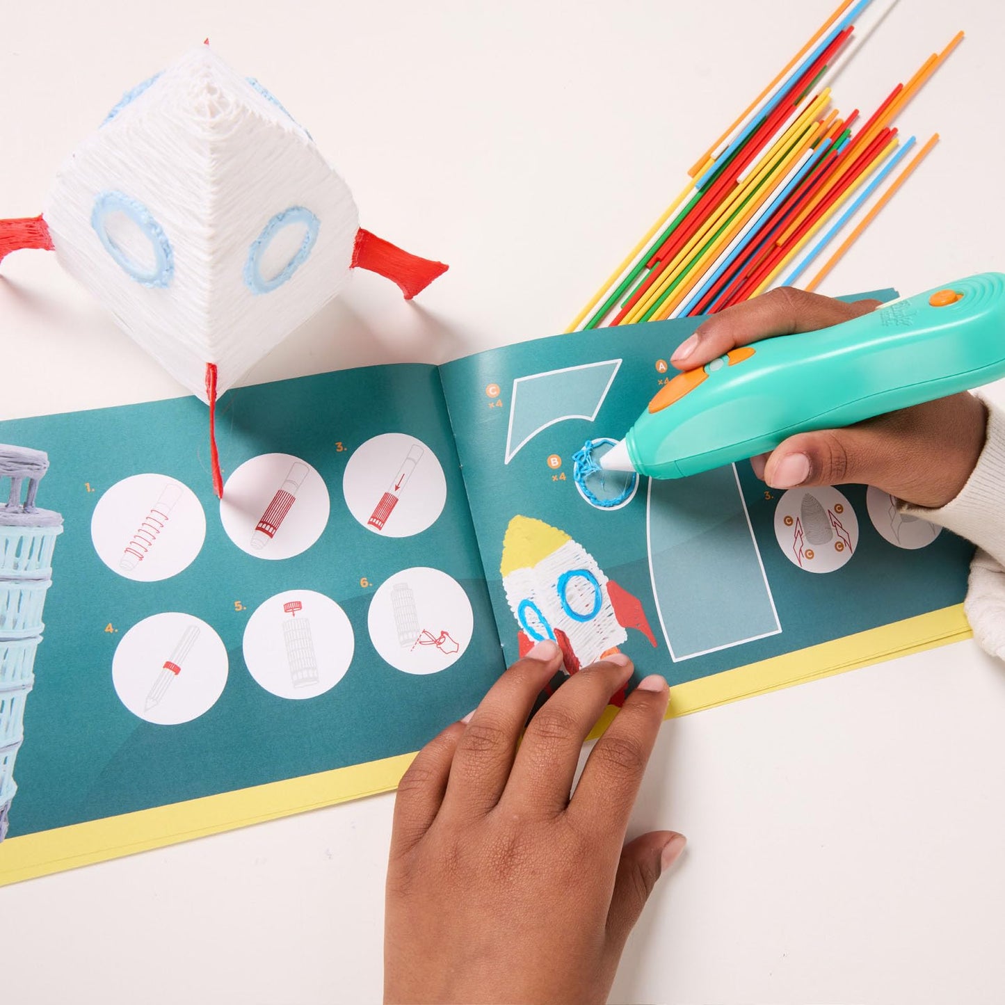 3Doodler Start+ Essentials 3D Pen Set for Kids, Easy to Use, Learn from Home Art, Educational STEM Toy for Boys & Girls Ages 6+