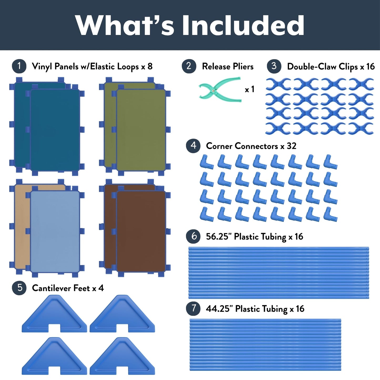 Children's Factory Rectangle PlayPanel Set - 8, Kids Room Divider Panel, Classroom Partition, Free-Standing Screen for Daycare or Preschool, Cantilever Feet Included, Woodland