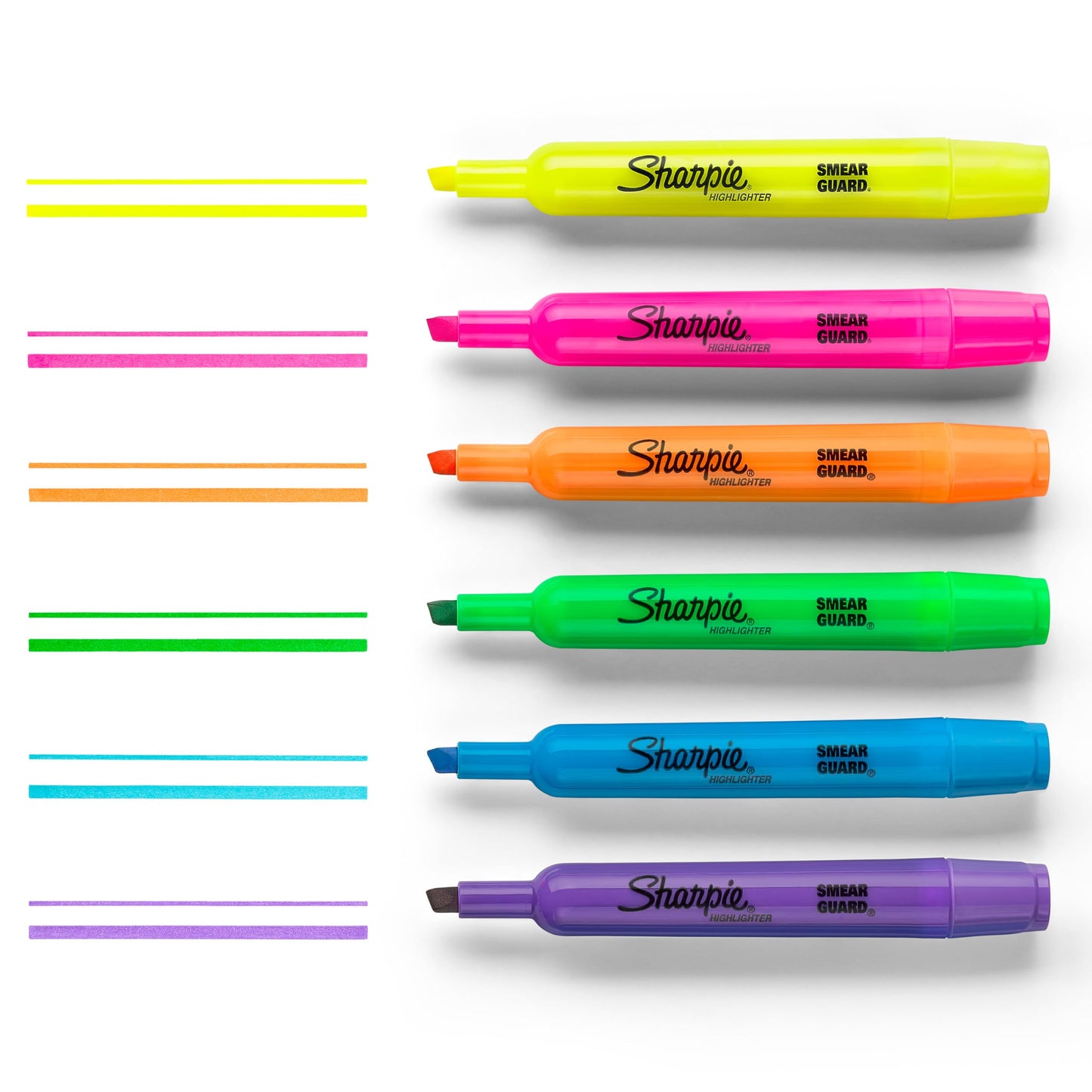 Sharpie Tank Highlighters, Chisel Tip, Yellow Highlighters, Essential Office & School Supplies, Teacher Must Haves, Quick-Drying, Smear-Resistant, Bulk 36-Pack