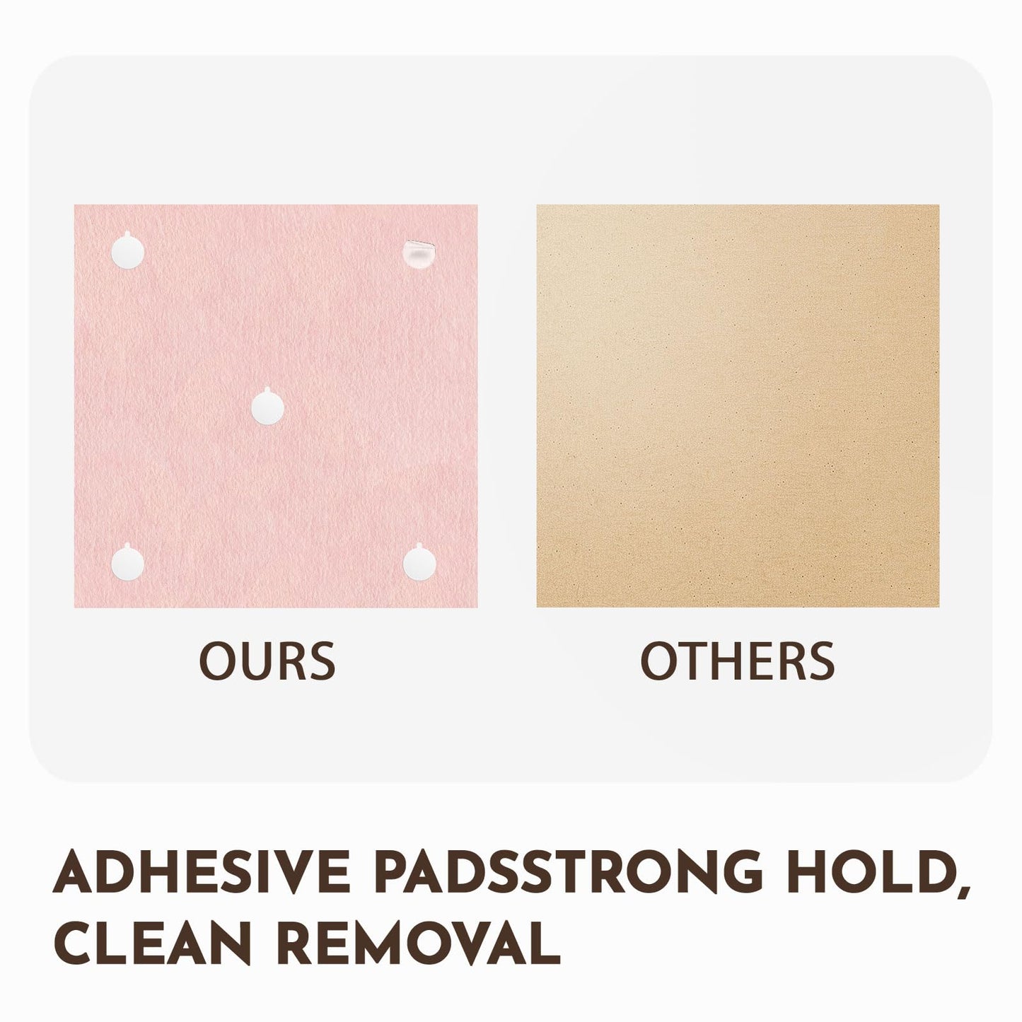 MISSDAY Pink Acoustic Wall Panel Felt Bulletin Board 48" x 36" Cork Board for Wall, 12-Pack Boards with 72 Removable Adhesive Tabs, 50 Pins, Pin Board for Home Office Classroom Soundproof Wall Tile