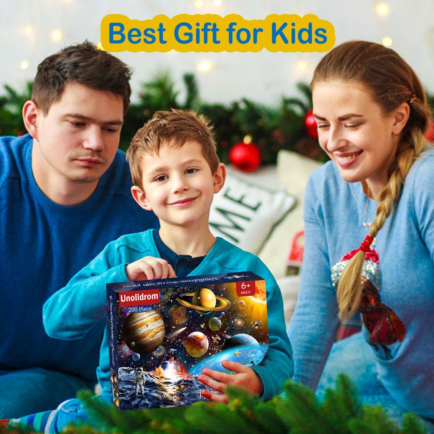 Puzzles for Kids Ages 8-10 Year Old - Solar System Planets, 200 Pieces Spacewalk Jigsaw Puzzles for Kids Ages 6-8, Learning Educational Toys for Boys and Girls