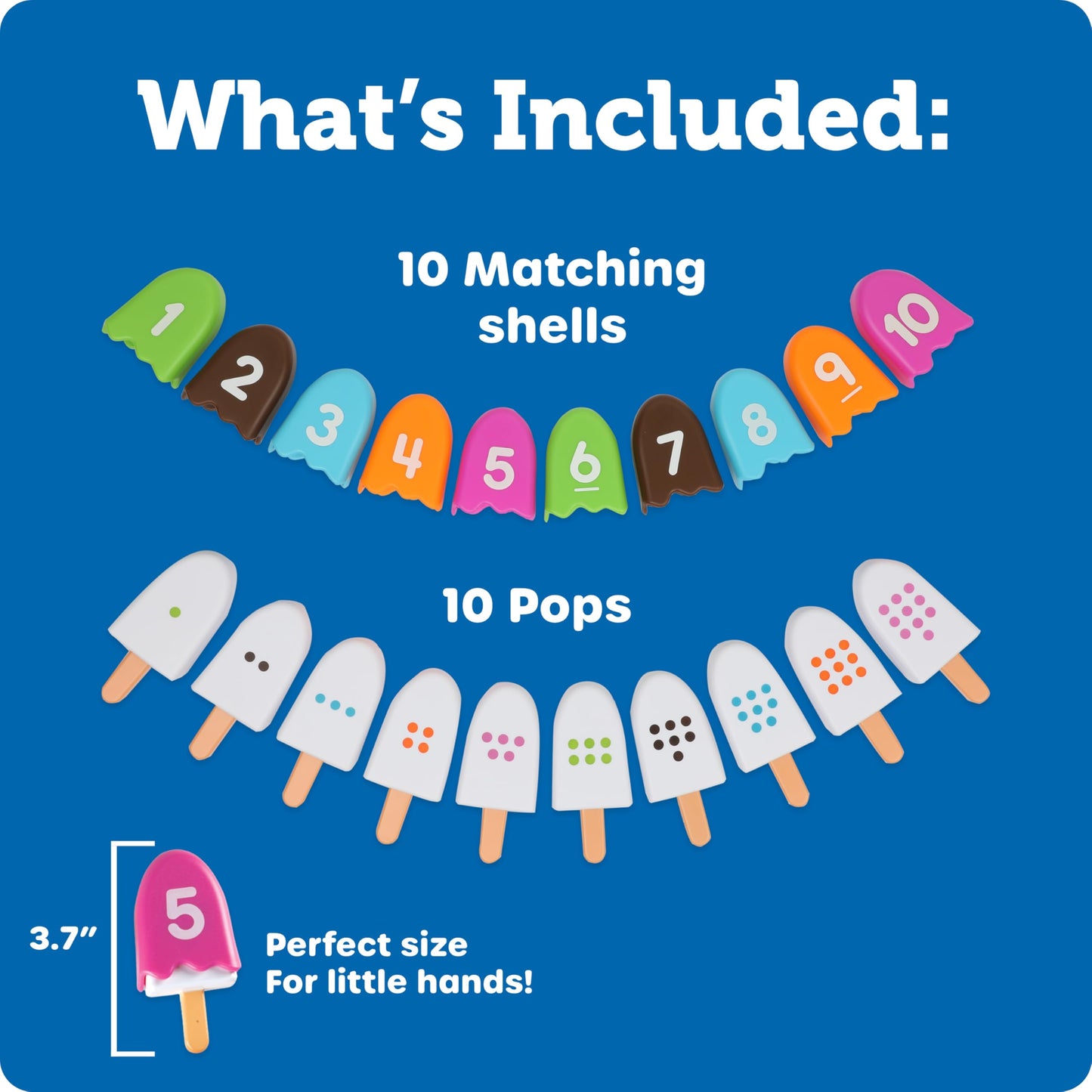 Learning Resources Smart Snacks Number Pops - Sorting Toys, Stacking Montessori, Classroom Must Haves, Math Manipulatives, Matching Games, Fine Motor Preschool, Speech Therapy