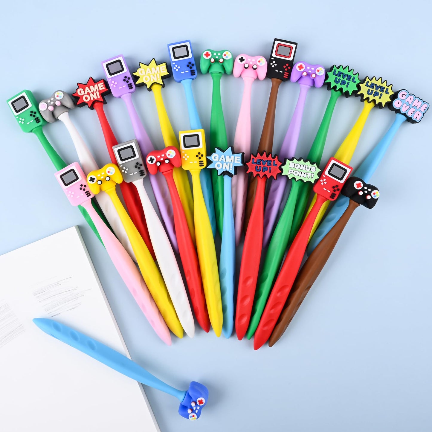 48 Pcs Video Games Bobblehead Eraser for Pencils Kawaii Erasers Cute Supplies Fun Cartoon Erasers Supplies Birthday Gifts