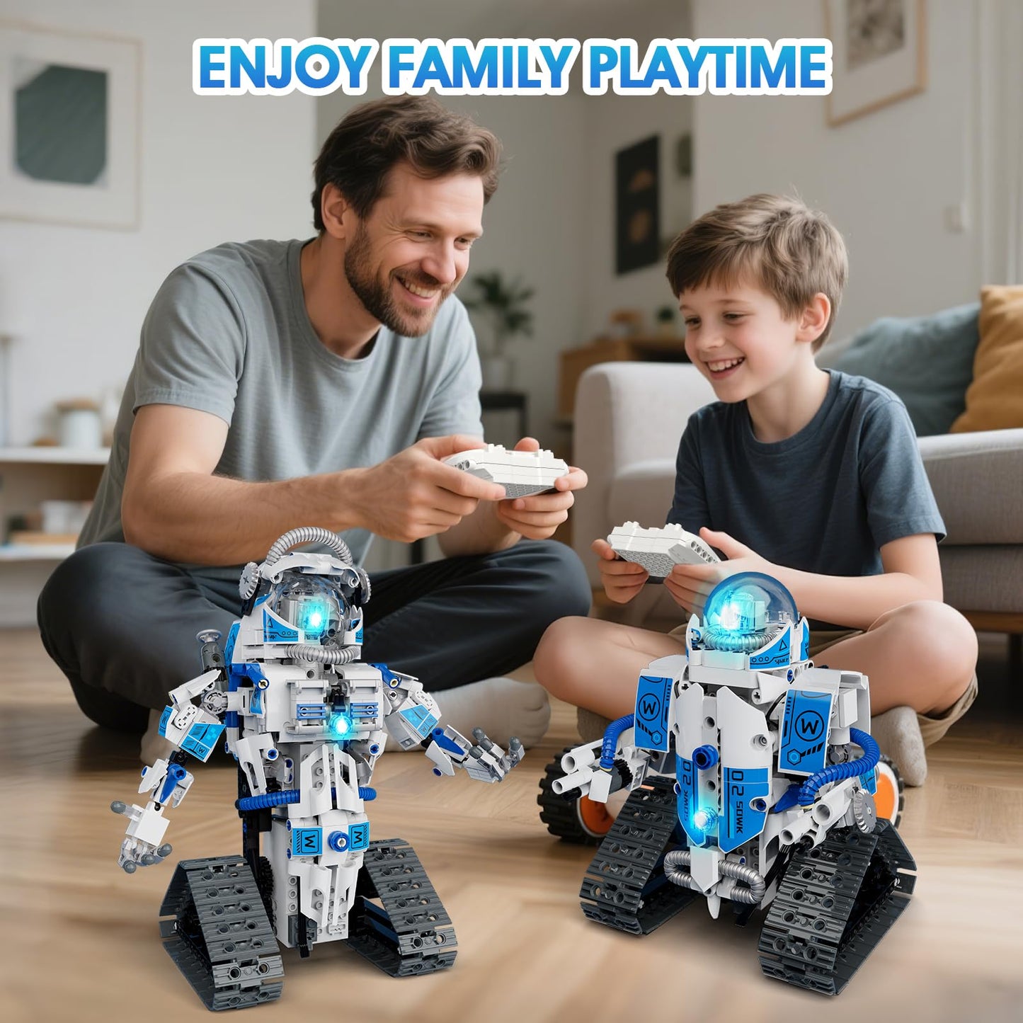 ACIKETO 6 in 1 STEM Robot Building Kit, 780 PCS APP & Remote Control Space Robot Toys for Kids Age 8-14+, Engineering Technic Coding Robotic Kit, Educational Science Set Birthday Gift for Boys Girls