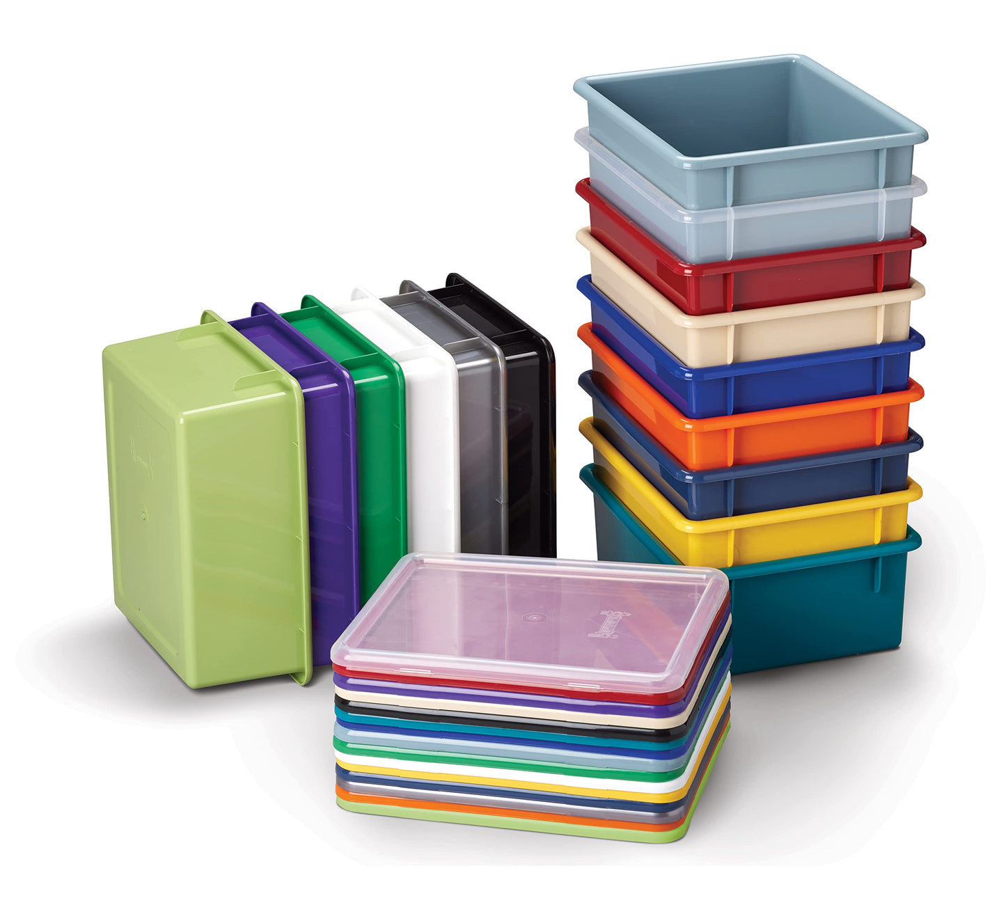 Jonti-Craft 03540JC 32 Tub Tower with Clear Bins