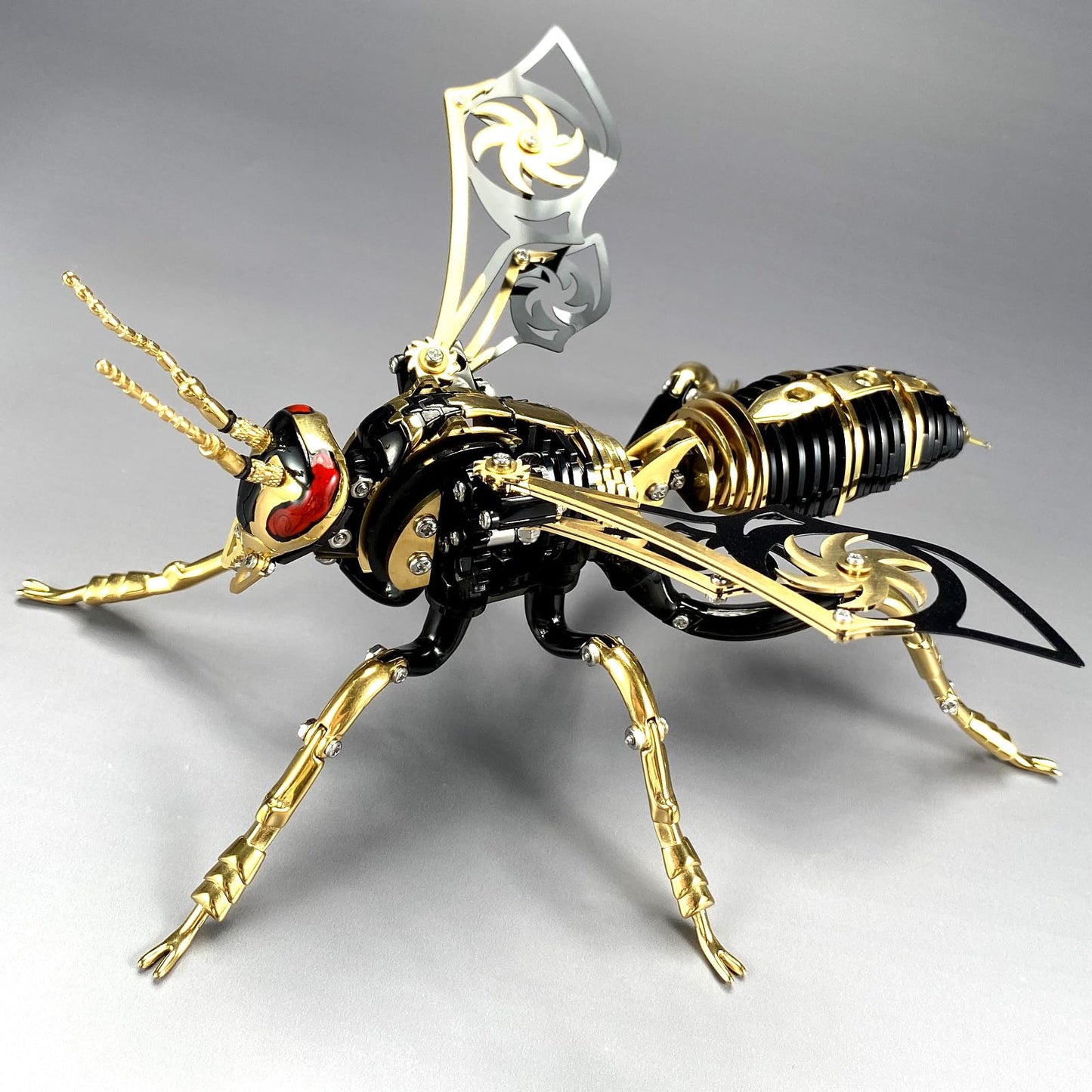 3D Metal Puzzles for Adults Mechanical Wasp Model Kits Building Blocks the Northern Giant Hornet Difficult DIY Assembly for Men