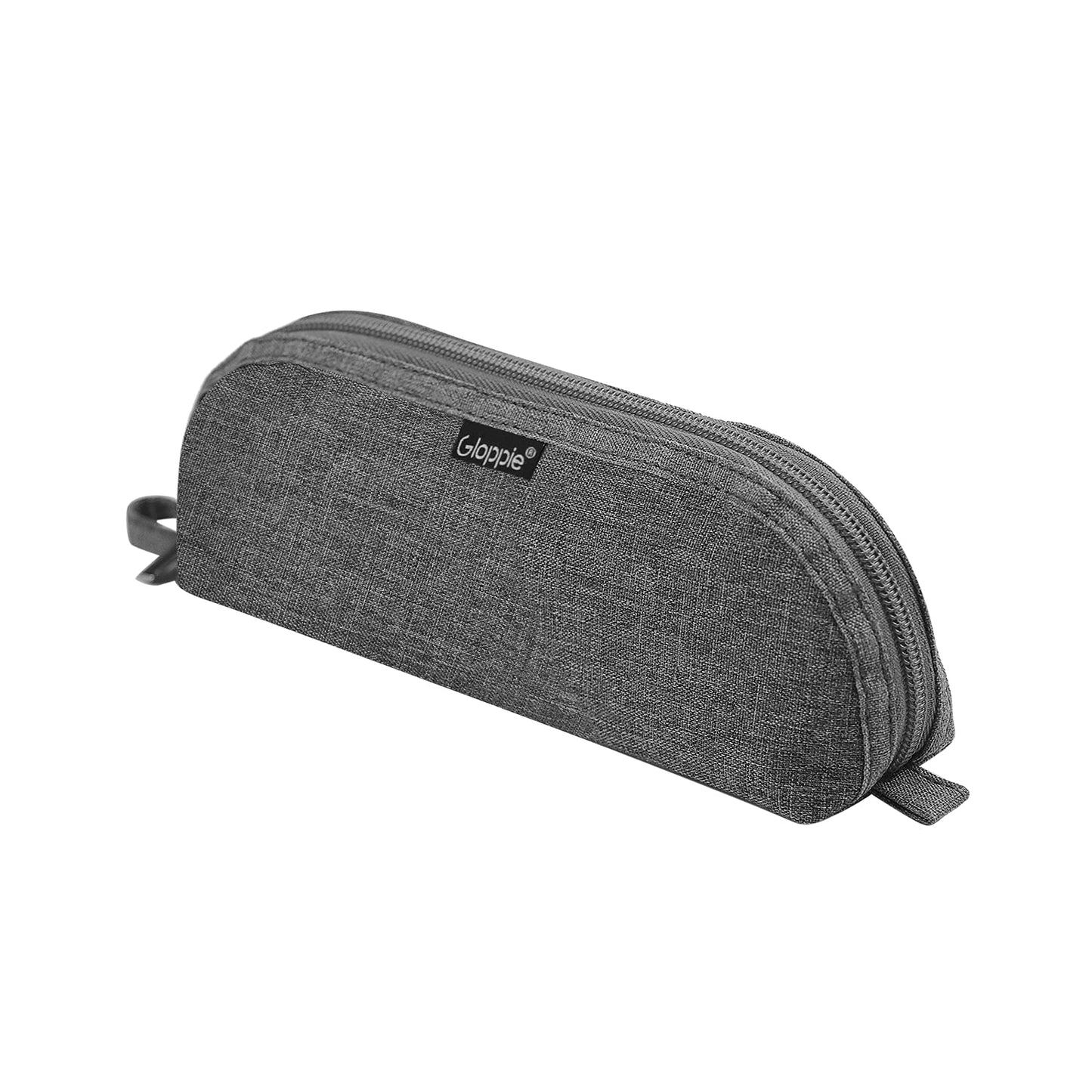 Gloppie Pencil Pouch - Practical Pencil Case, Aesthetic Simple Pencil Bag, Small Pen Holder, Back to School Supplies for Girls Boys, Grey