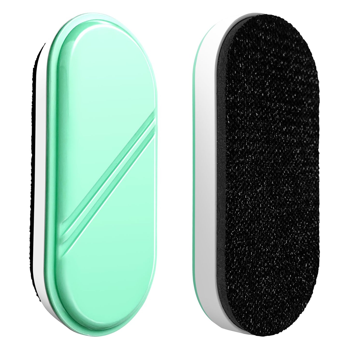 FUNISKETCH Dry Erase Eraser, Magnetic White Board Erasers - 2 Pack,Glass Board Glass Whiteboard Eraser for Office and School Supplies (Green)