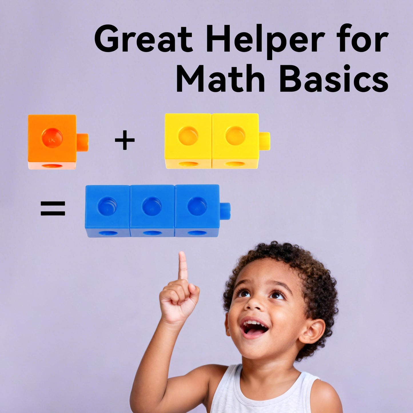 Dotimo 300-Piece Math Linking Cubes for Kids Ages 4-8 – Educational Counting Blocks & Snap Manipulatives – 10 Colors Counting Cubes for Preschool Learning, Classroom & Homeschool(300-Cubes)