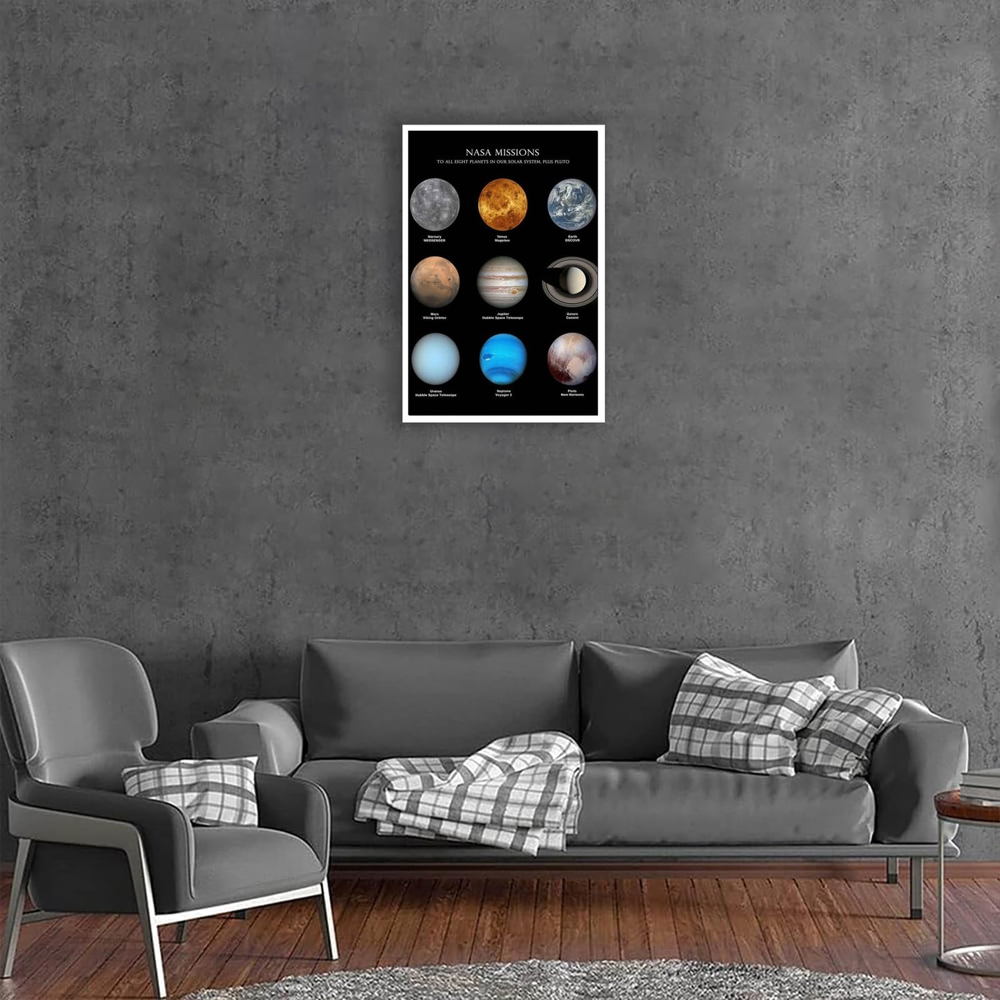 Solar System Educational Planet Poster Universe Infographic Star Life Cycle Astronomy Knowledge Suitable For Living Room Dormitory Bedroom Wall Decoration 16x24in Unframed