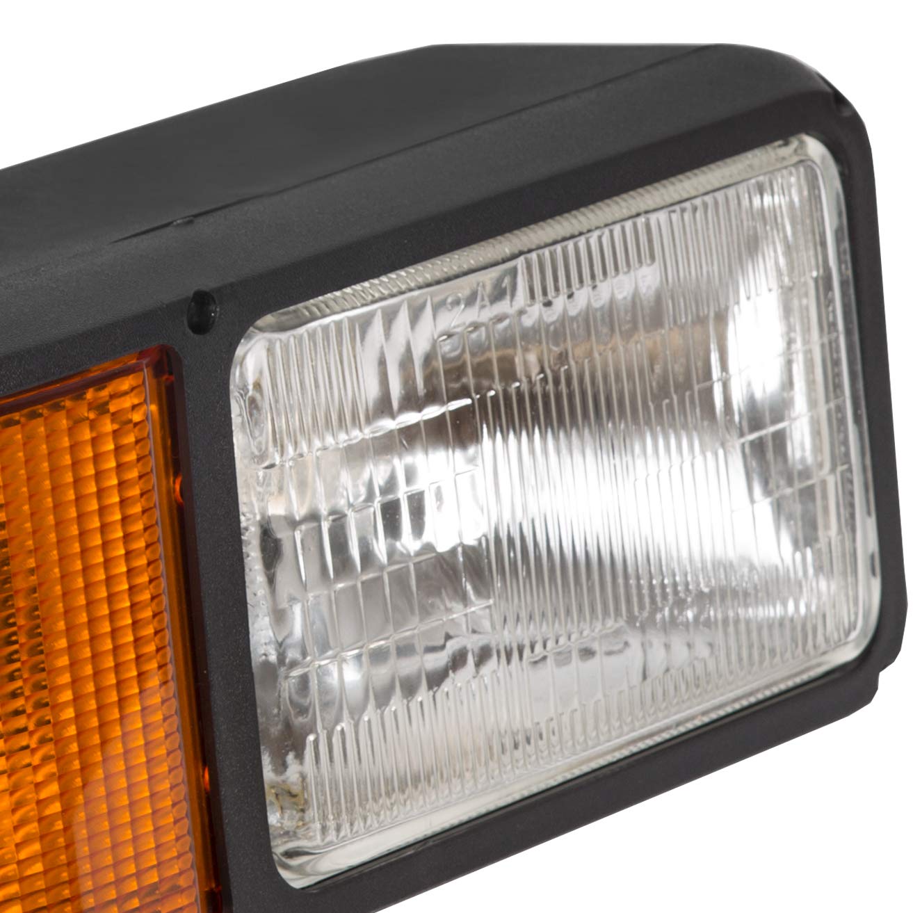 HECASA Universal Trunk Snow Plow Lights Kit, Black Housing, Chrome Size, Model CB-980