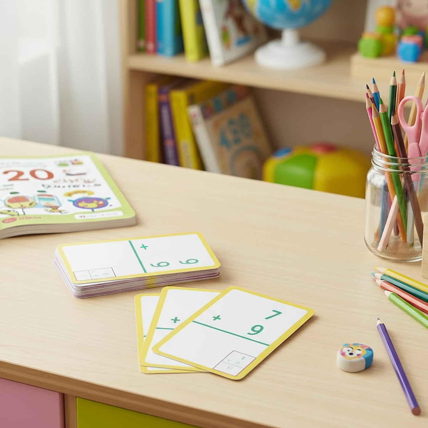 BAZIC Addition Flash Card, 36 Per Pack (532-36P)