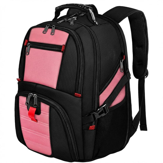 YOREPEK Large Backpack for Men, Extra Large Laptop Backpacks for Men Women, Water Resistant Travel Backpack Airline Approved Business Work Bag Fits 17 Inch Computer, Black