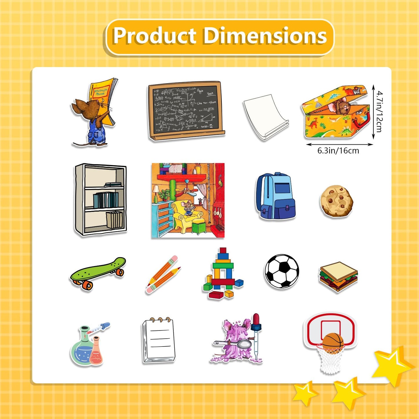 Thryvomniq Felt Board Story Sets If You Take a Mouse to School Felt Pieces Preschool Storytelling Activities Early Learning Interactive Play Kit