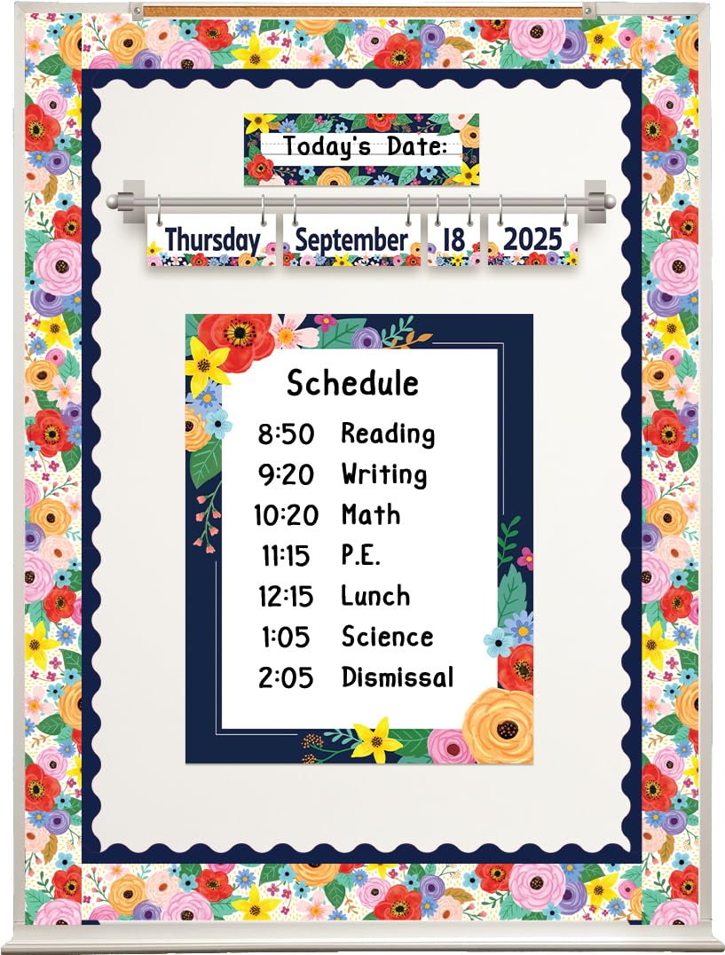 Teacher Created Resources Wildflowers Flip Calendar