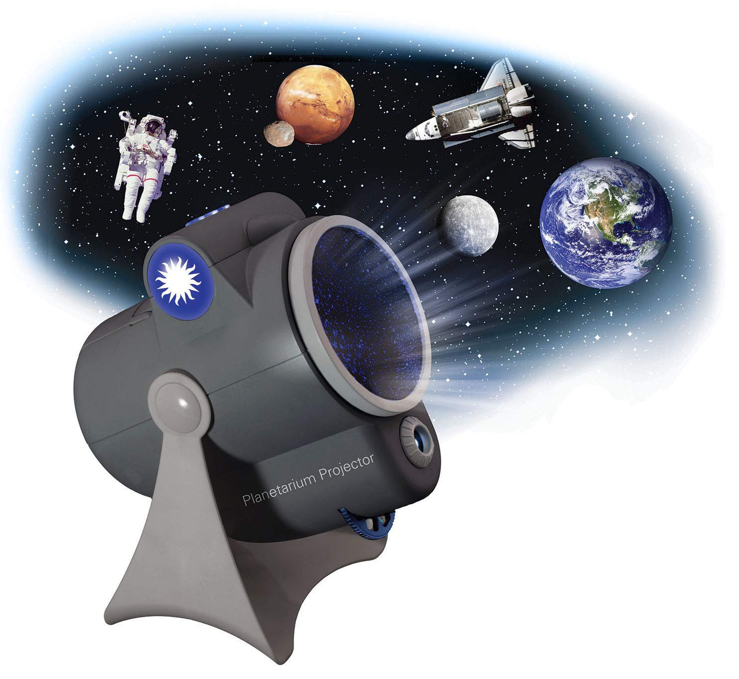 Smithsonian Optics Room Planetarium and Dual Projector Science Kit, Black/Blue, Age 8 and Up