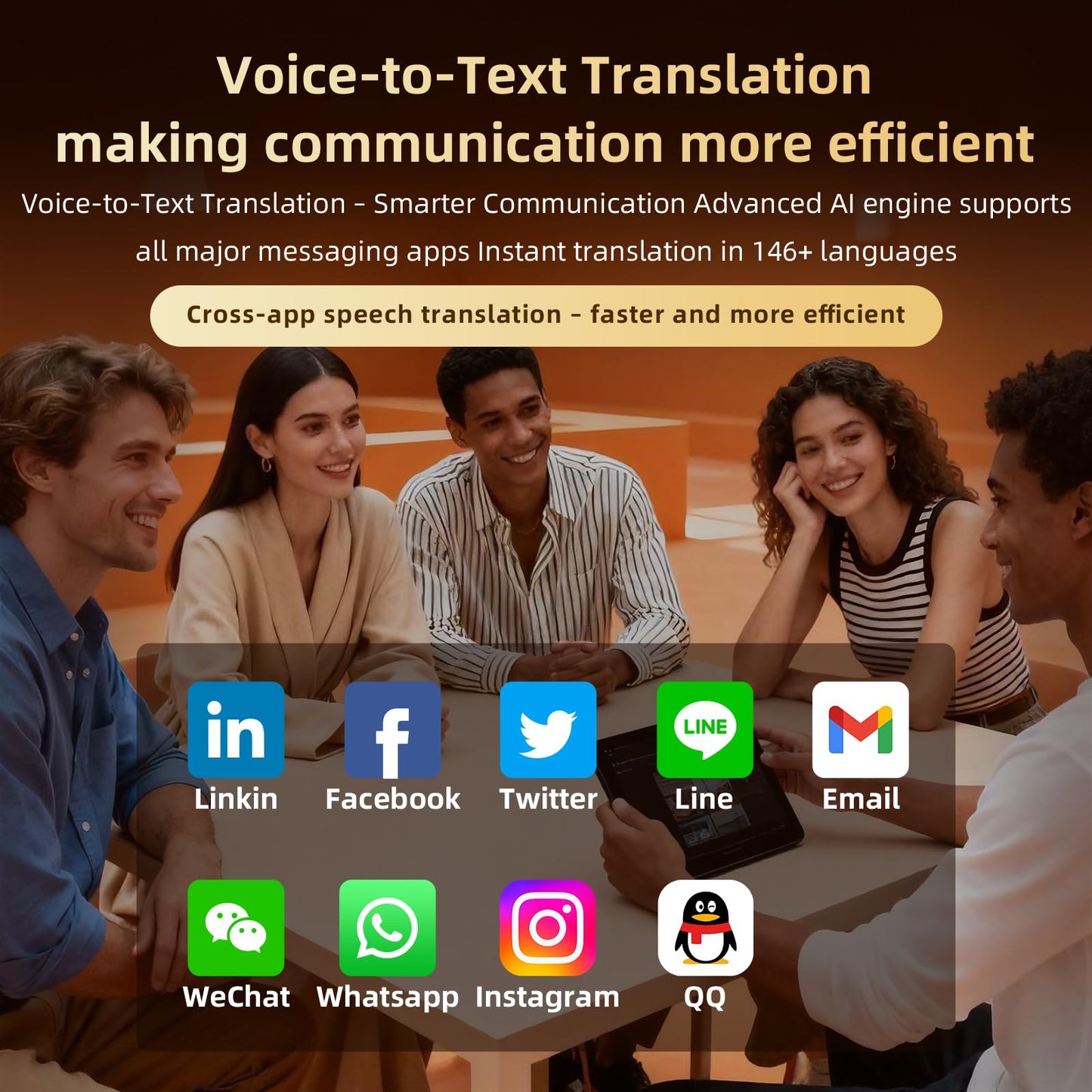 KECHOXAI AI Translator Device 146 Languages, Real-Time Voice Translator with Magnetic Stand, Offline Translation, Photo & Text Translator, Portable Language Translator for Travel