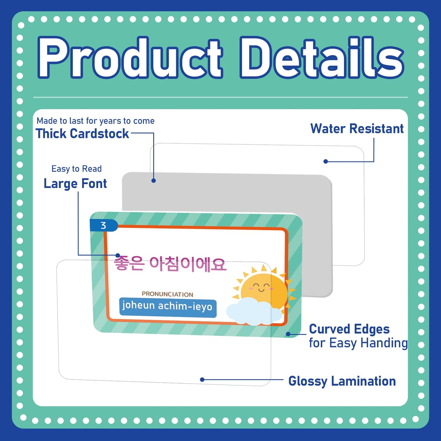 100Pcs Korean Conversational Phrase Flash Cards Korean Learning Beginner Sayings for Travel, Memory, Quick Reference Educational Bilingual Language Learning Resource Tool for Adults School Classroom