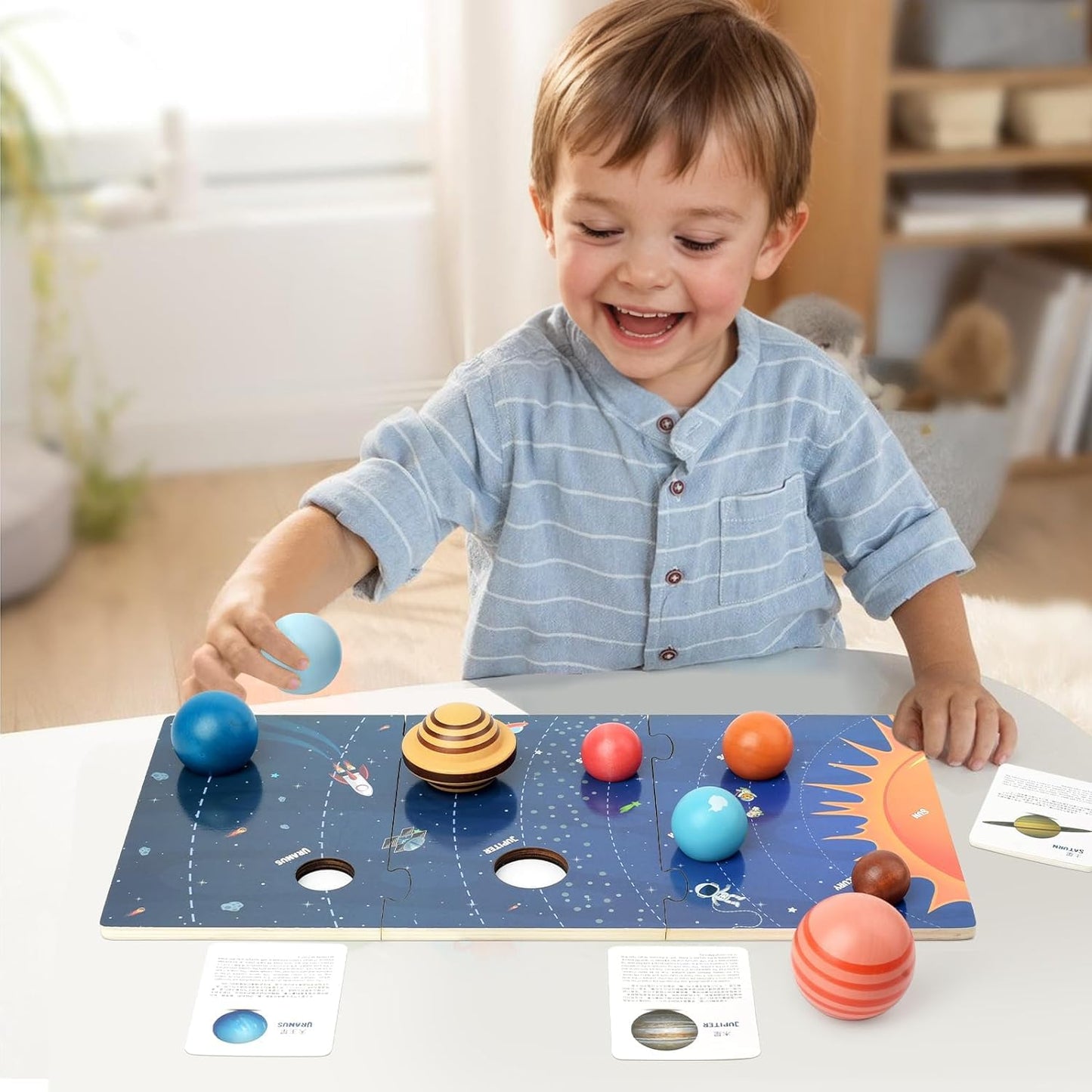 Planets Toys, Solar System Model Kit for Kids Ages 3, Space Science Toys for Toddlers