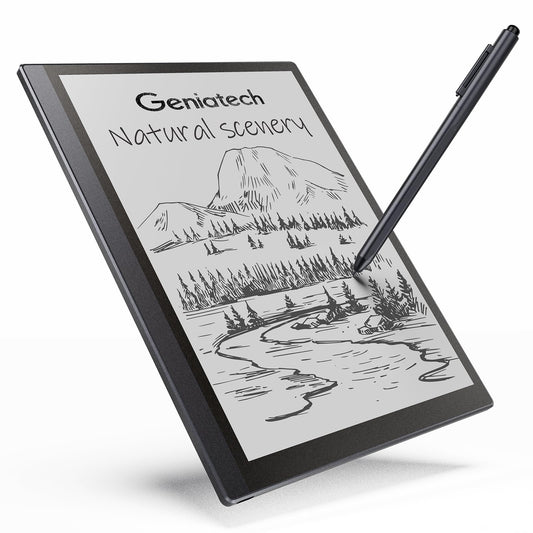 Geniatech Kloudnote Slim 10.3" Digital Notebook, E Ink Tablet and ePaper Notepad for ebook Reading and Writing, 227ppi ereader Device in 2025, 5.3mm Ultra-Thin (Grey)