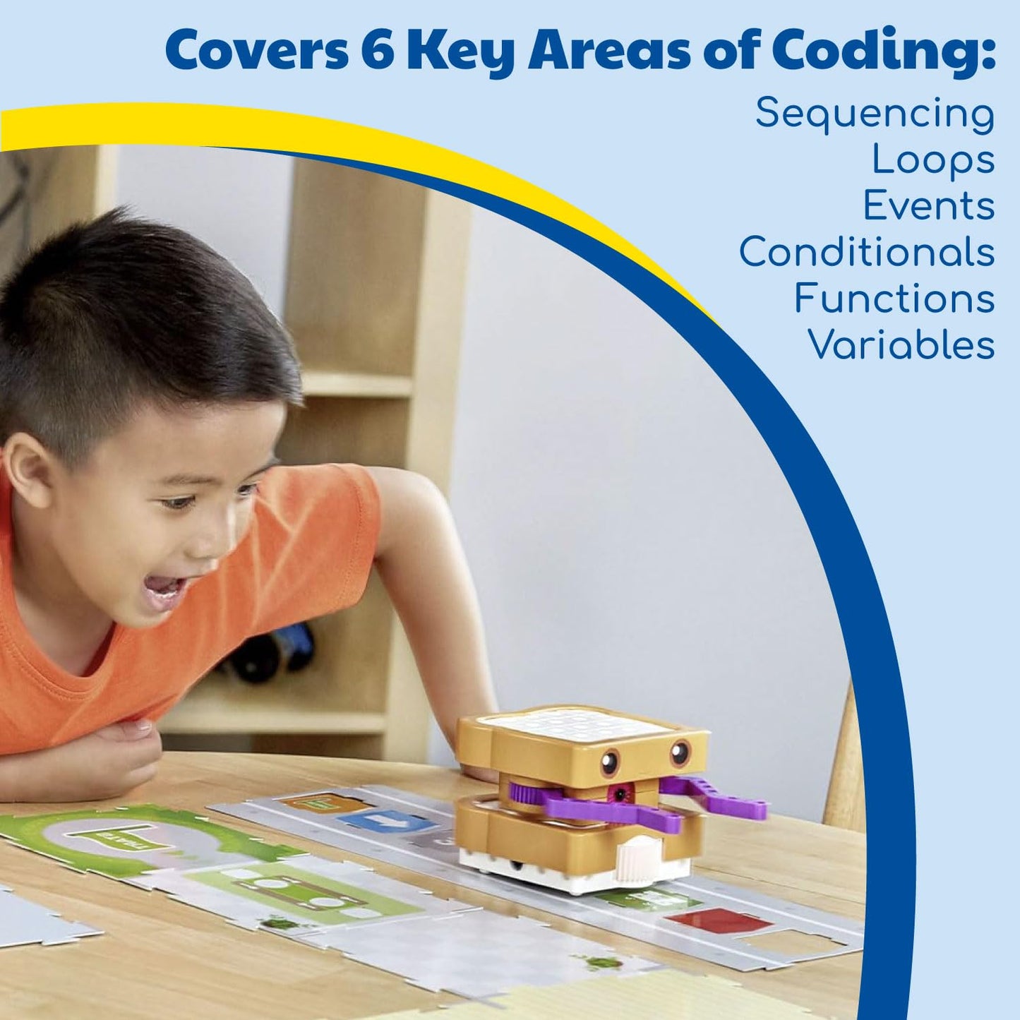 Kids First Coding & Robotics | No App Needed | Grades K-2 | Intro To Sequences, Loops, Functions, Conditions, Events, Algorithms, Variables | Parents’ Choice Gold Award Winner | by Thames & Kosmos