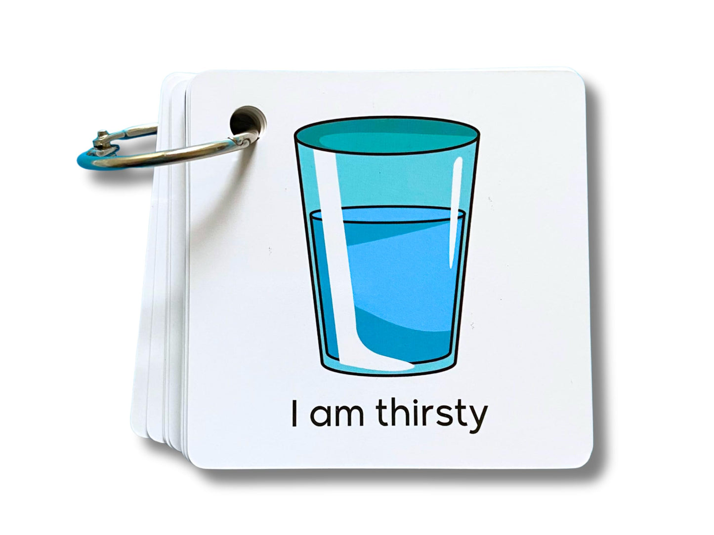 Plastic Communication Cards, 60 Basic Communication, Special Needs, Autism, Toddler, Hospital Cards, Non Verbal Speech Therapy, Senior