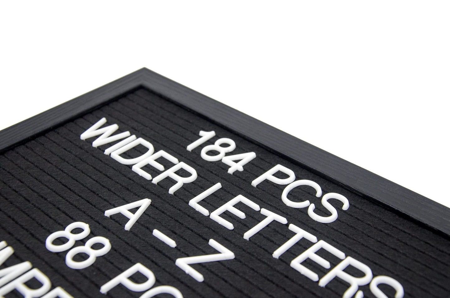 G GAMIT Felt Letter Board Letters Set, 306pcs 1inch Wider Letters Only（No Board）