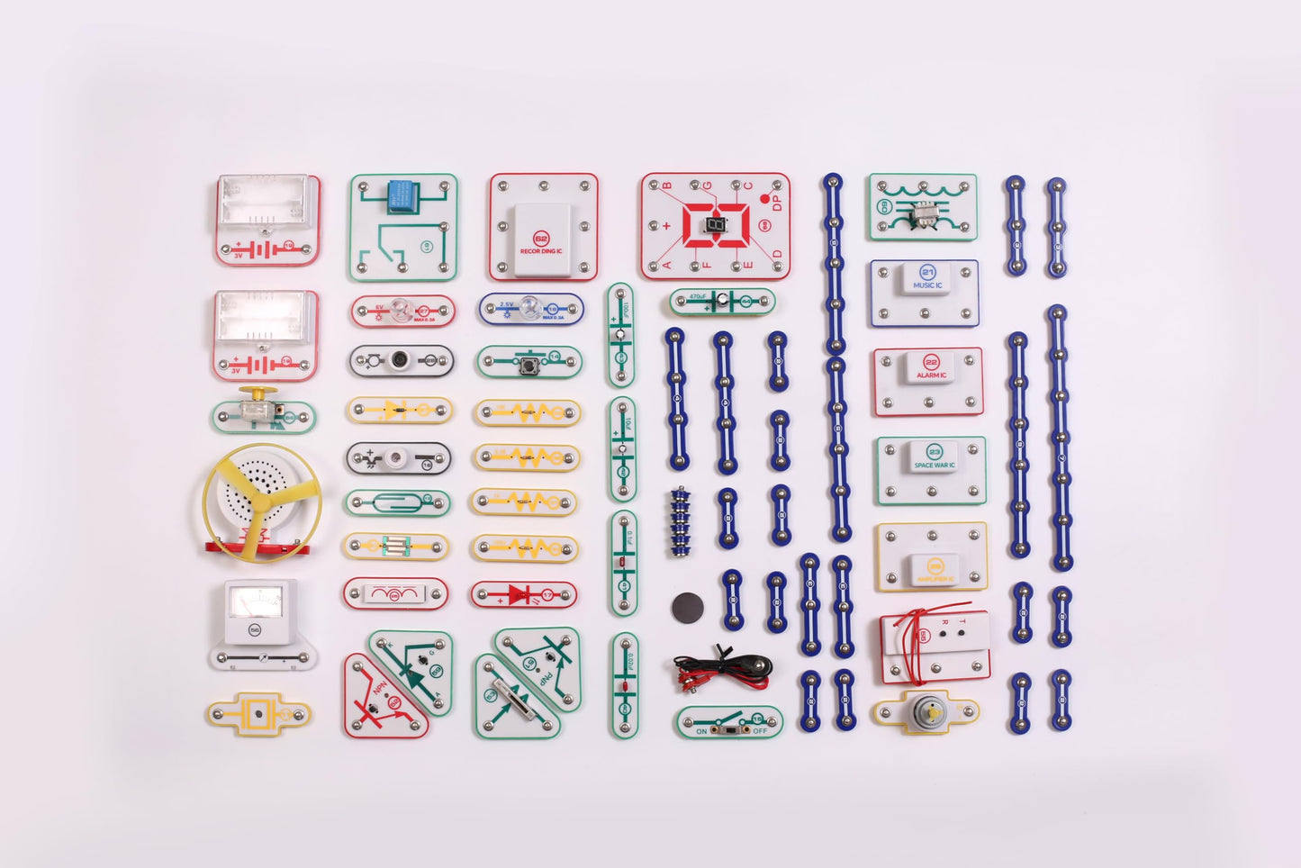 School & Family STEM Educational Toy Gift for Boys & Girls, Over 999 Projects, Physics Science Experiment Circuit Kit for Kids Ages 8+, Electronics Exploration Kit (Mixed Color, 999)