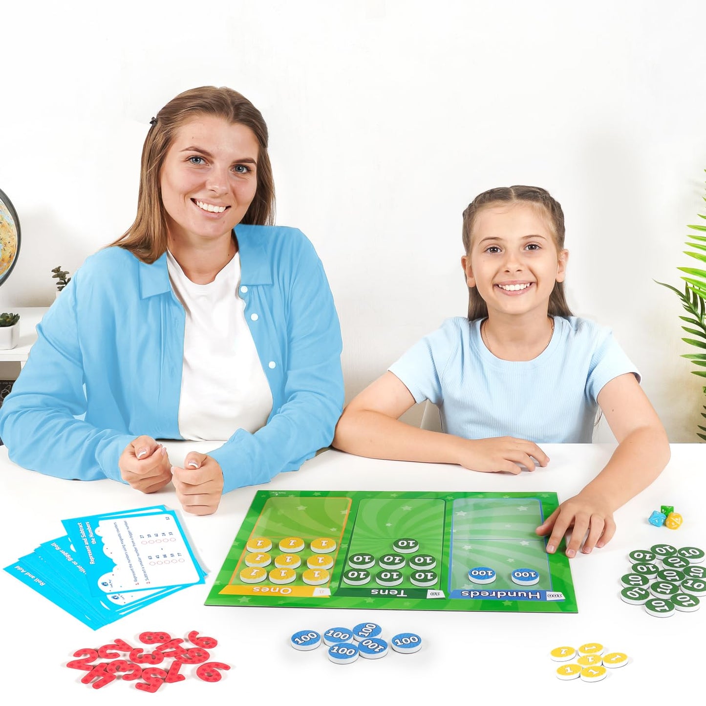 113 PCS Fun Magnetic Regrouping Activities Kit, Place Value Magnets 1st 2nd 3rd 4th Grade, Magnetic Place Value Chart Mat, Magnetic Place Value Discs Chips, Base Ten Math Manipulatives - Simply Magic