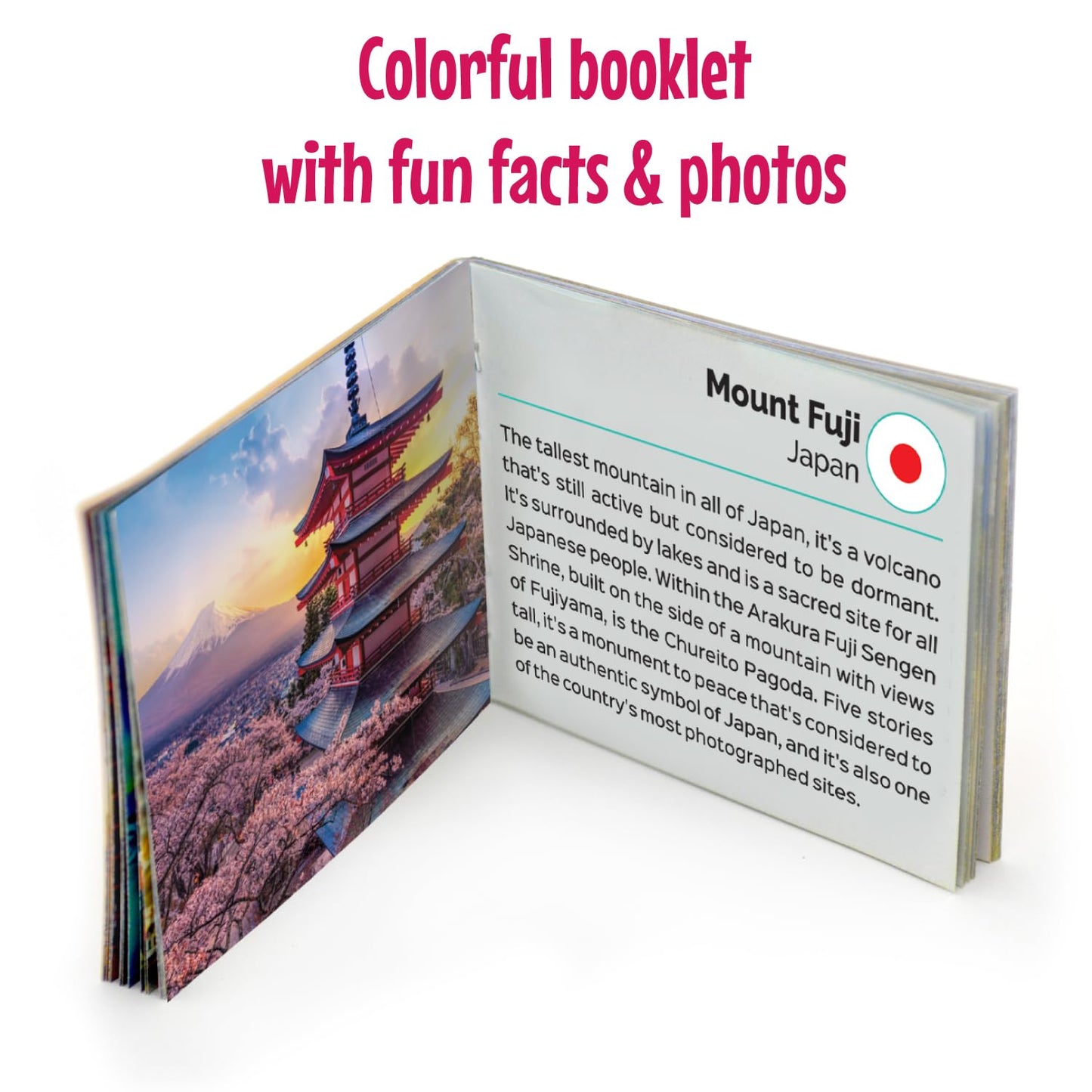 Menique Explore the World Memory Matching Game – 100 Cards (50 Pairs) with Famous Landmarks from 50 Countries – Includes Flag, Country & Place – Educational Geography Game + Informative Booklet