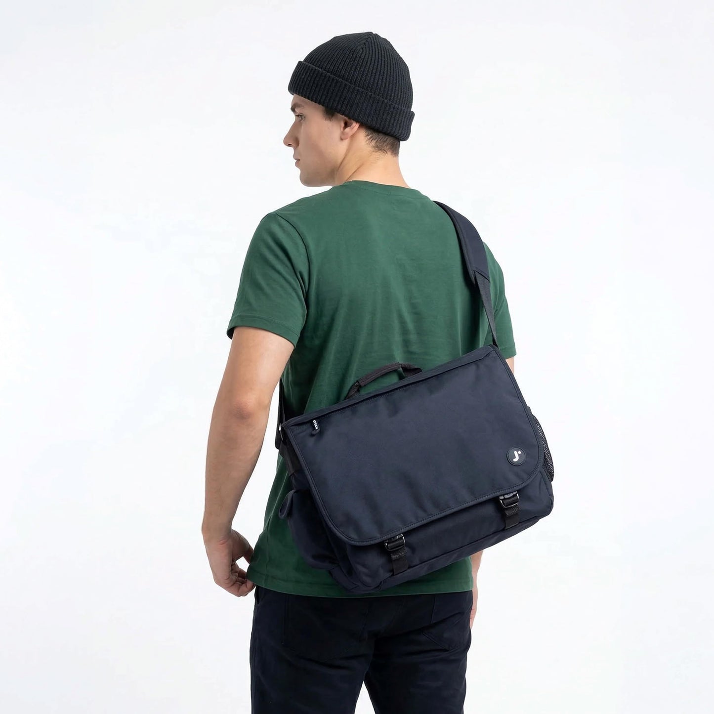 J World New York Thomas Laptop Messenger Bag for Women & Men. Girls Computer Bookbag, Retro Bloom