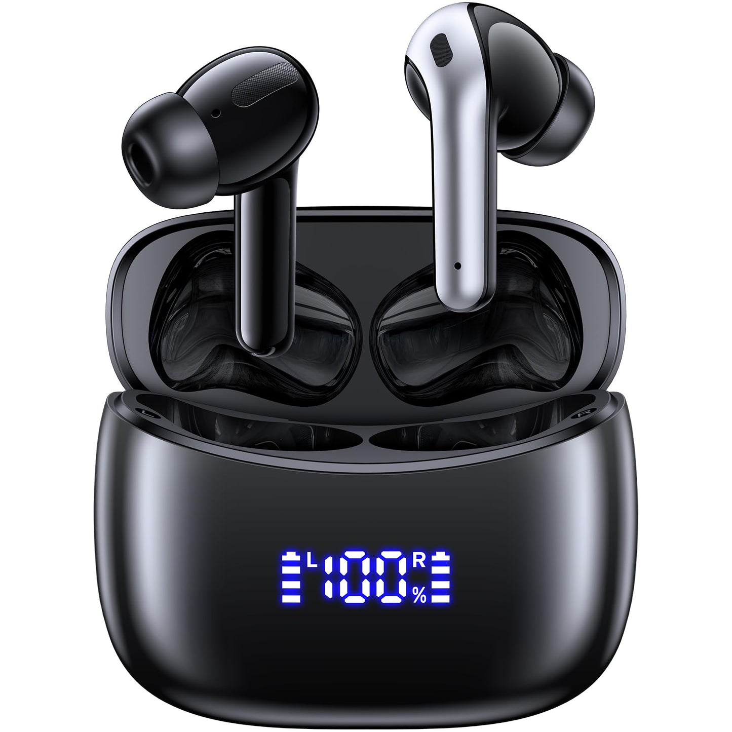 OKEEFE AI Translation Earbuds Real Time 164 Languages Translator Ear Buds Audifonos Traductores Inglés Español 70H Playtime Wireless Earphones AI Bluetooth Headphones for Travel Meeting Learning
