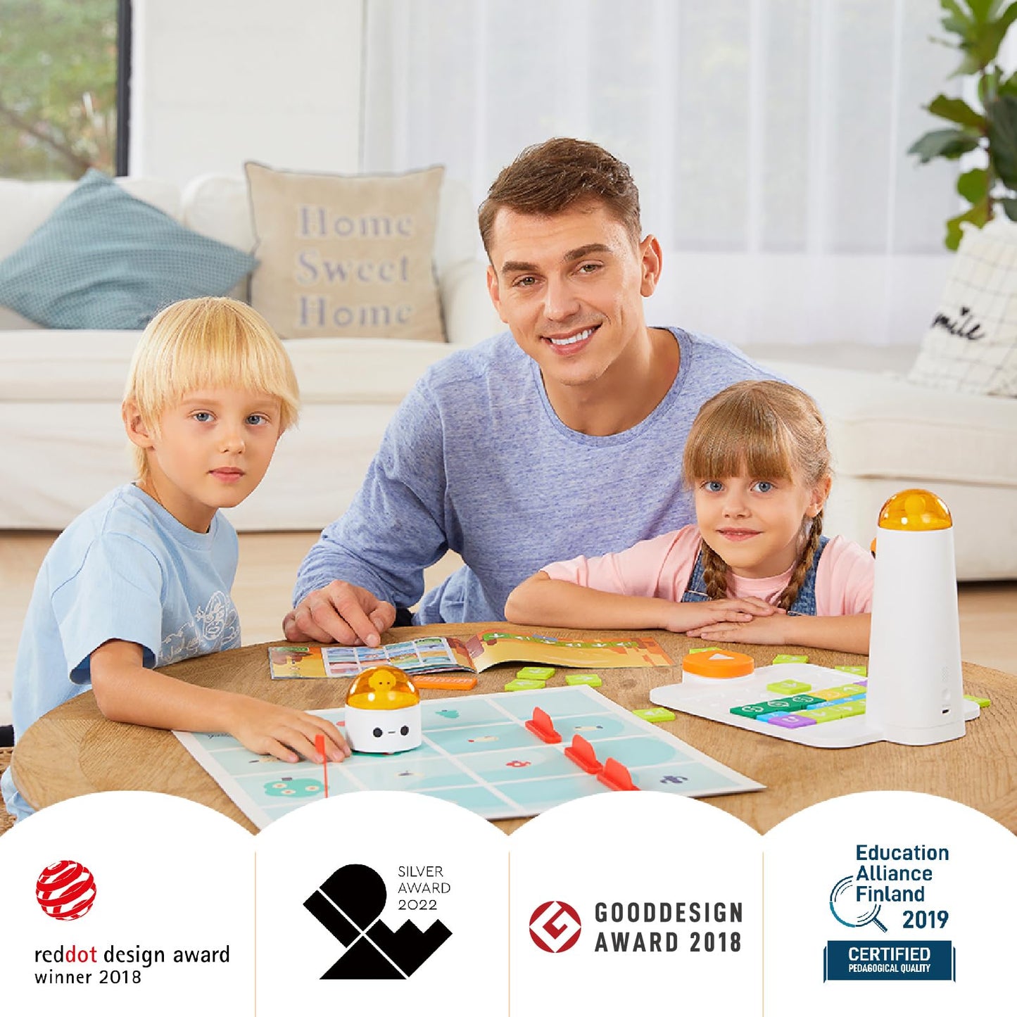 MatataStudio Coding Robot Set for Kids Ages 4+, STEM Robotics for Toddles to Learn Early Programming, Educational Toy for Homeschool & Classroom Ages 4-10