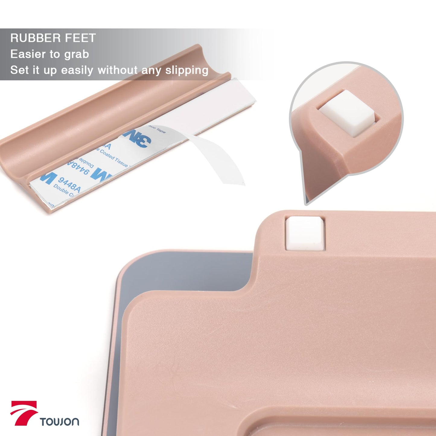 Rose Gold Glossy Mirror Mini Desktop Pure Glass Whiteboard, Small Desktop Dry Erase Board, Desk White Board Dry Erase with Accessories, Stenography Artifact for Office Homeschooling Décor, 8x6 Inches
