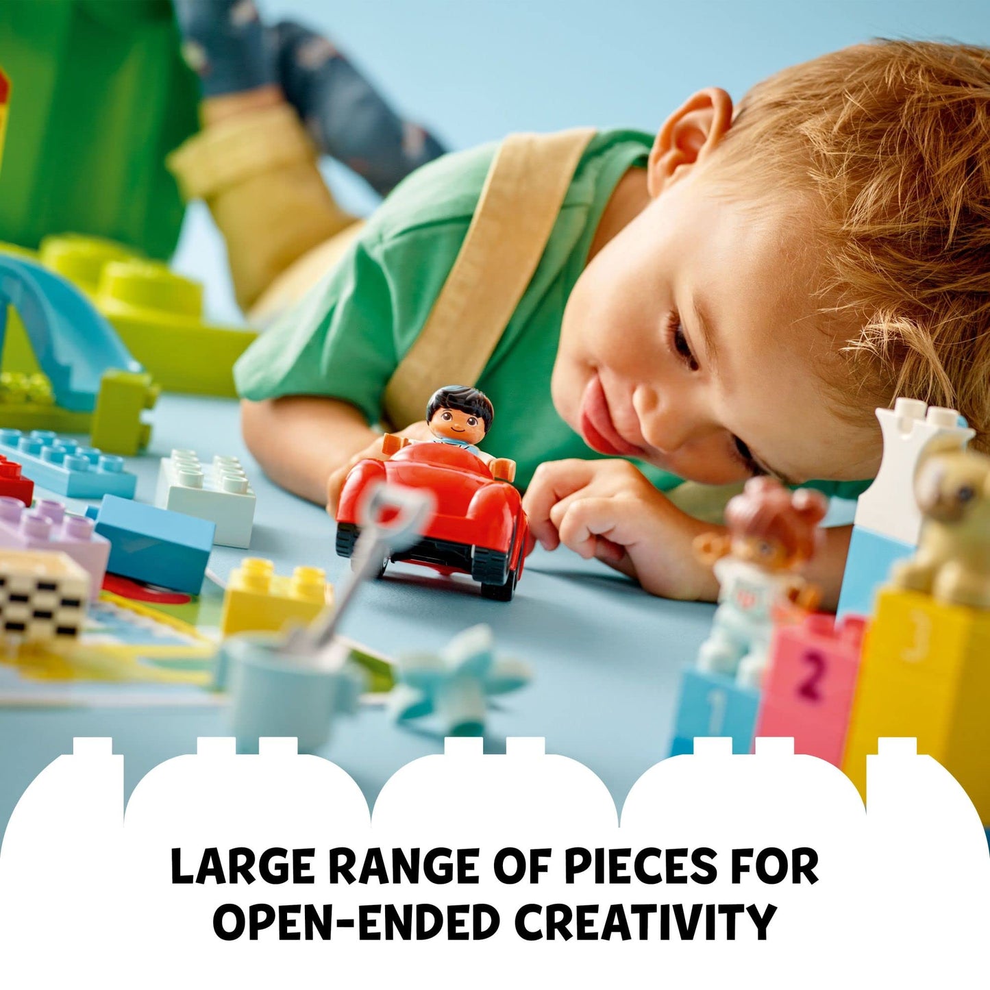 LEGO DUPLO Classic Deluxe Brick Box Building Blocks - Learning & Educational Toys for Toddlers, Preschool, Ages 1.5+ Years - Gift for Birthdays - Develop Fine Motor Skills - 10914