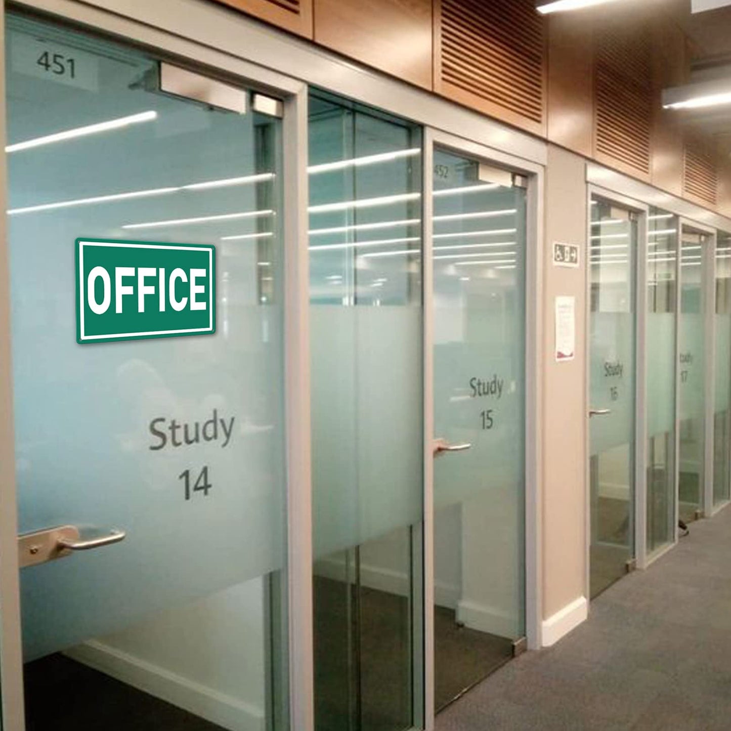 Office Sign For Door Outside Business Hours Signs In A Meeting Sign Metal Tin Signs Home Office Sign For Doors 8 X 12 In