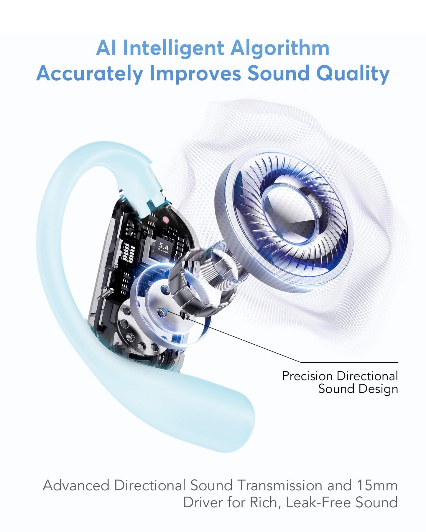 AI Translation Earbuds Real Time 188 Languages,80H Playtime Translator Earbuds,Audifonos Traductores Inglés Español,Wireless Ear Headphone Bluetooth 6.1 for Business Meeting,Travel, Language Learning