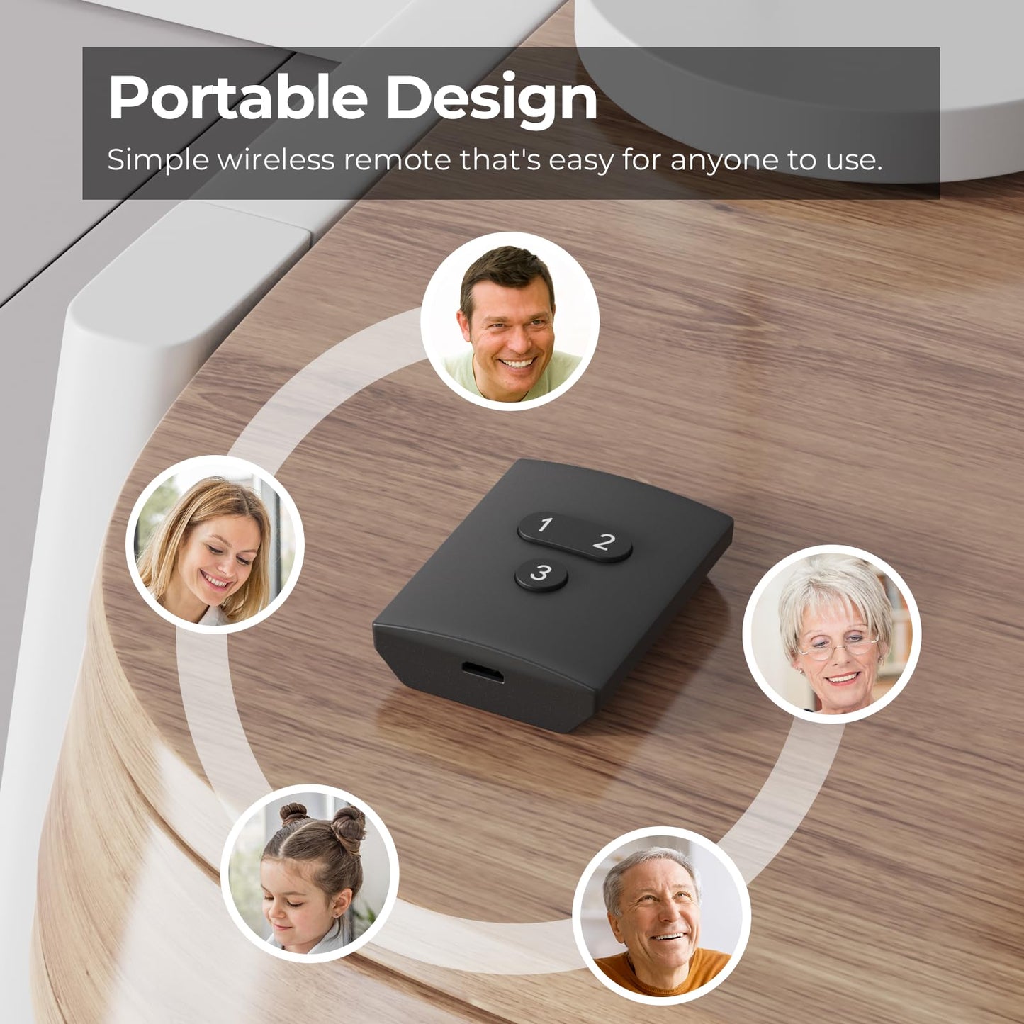 THIRDREALITY Smart Button ZB2,ZigBee Hub Required,3 Wireless Button,Remote Control,Compatible with Home Assistant,SmartThings (2015/2018),Aeotec,Homey Bridge,Homey Pro,Rechargeable Lithium Battery