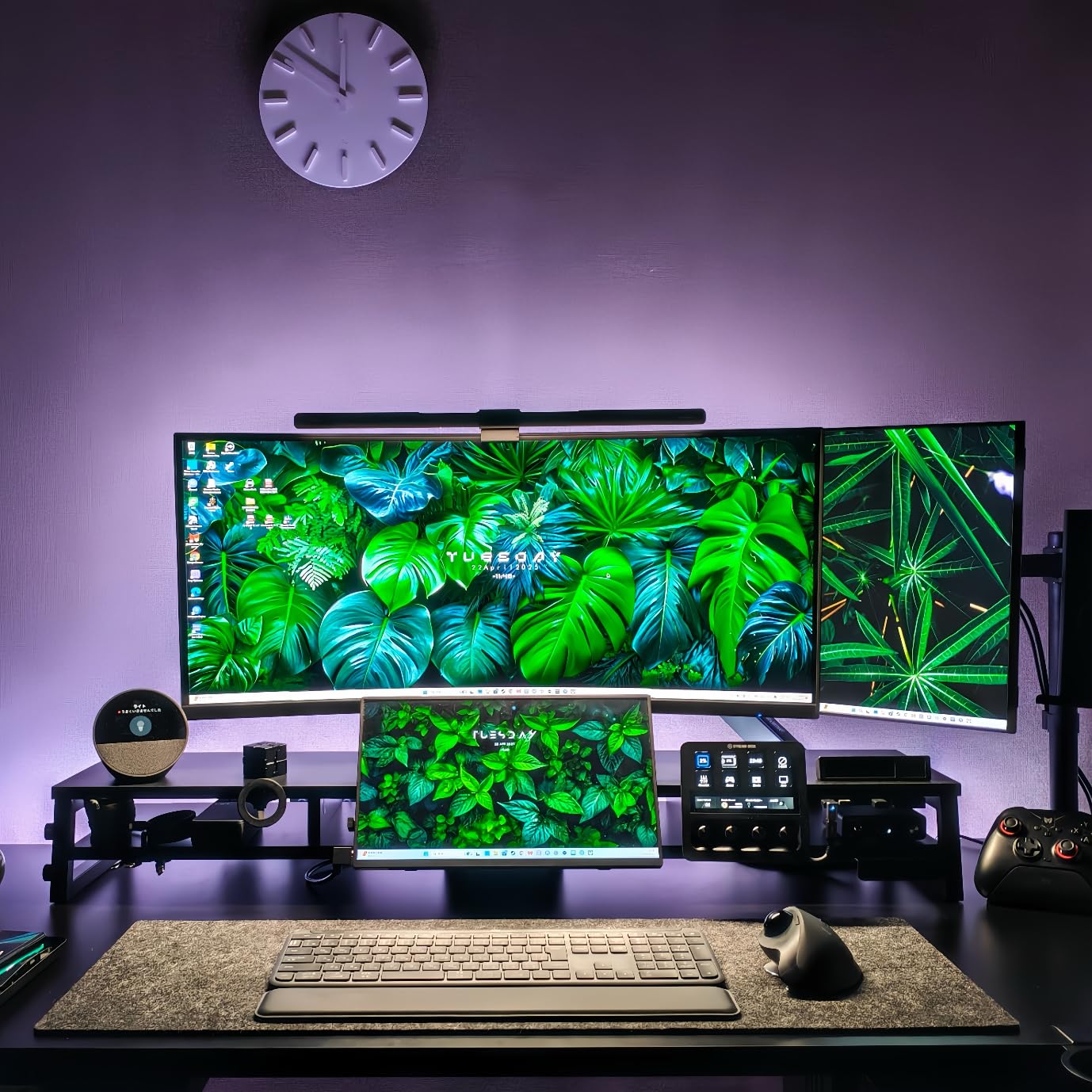 Kado Dual Portable Monitor Setup - 2-Pack 15.6" 1080p IPS Triple Monitor Extender for Laptop, 1920x1080 HDMI USB-C 180° Kickstand Built-in Speakers, Stacked Desktop Setup Office Gaming Daytrading